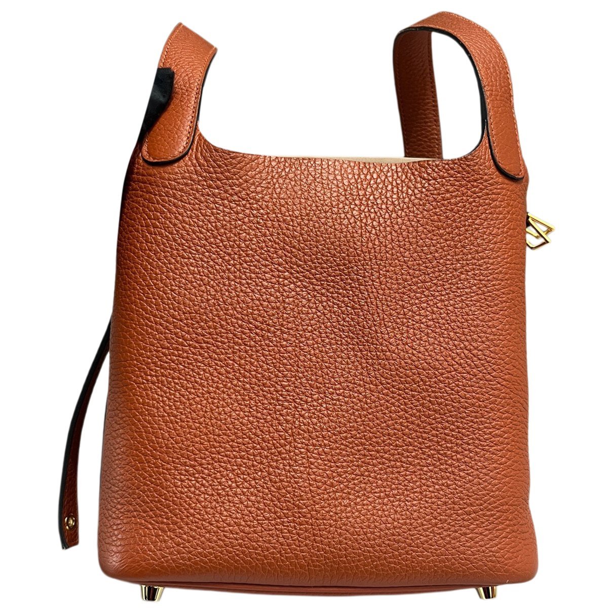 Picotin leather tote