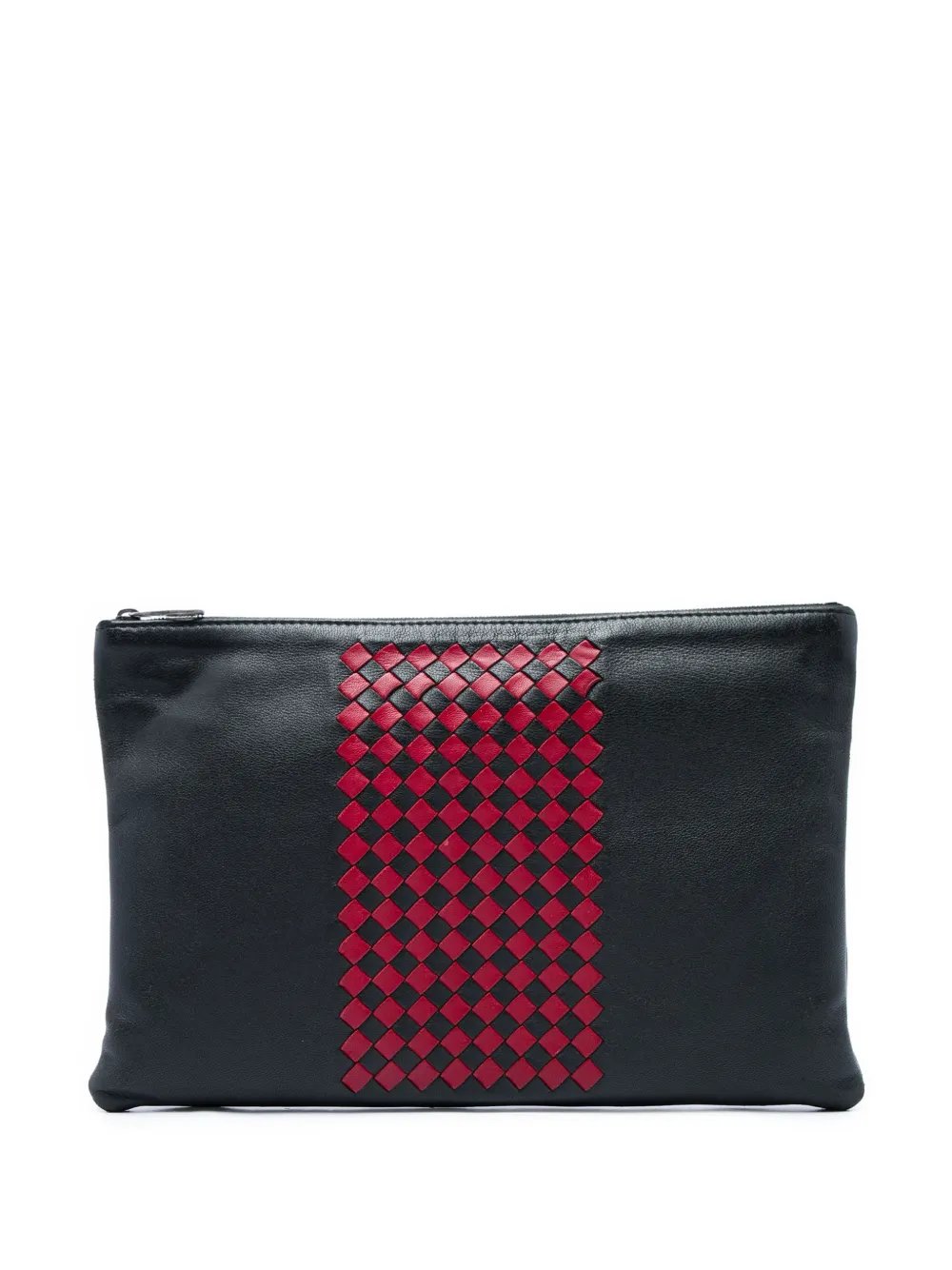 2012-2026 Intrecciato Trimmed Bicolor Nappa clutch bag