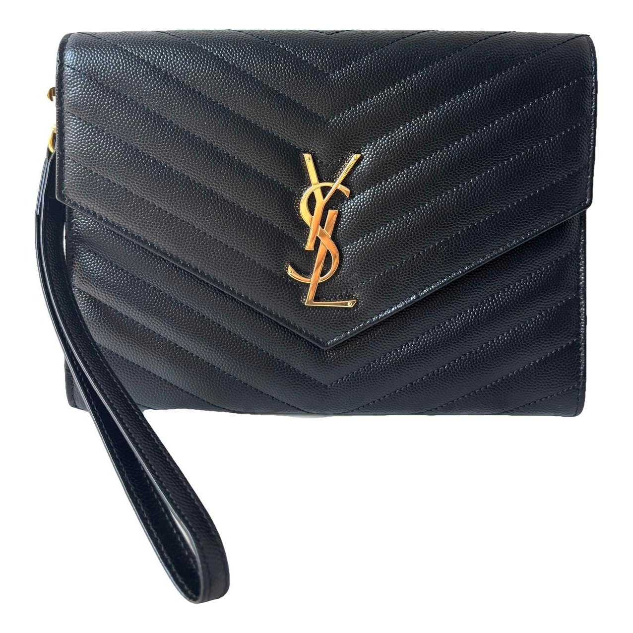 Cassandre leather clutch bag