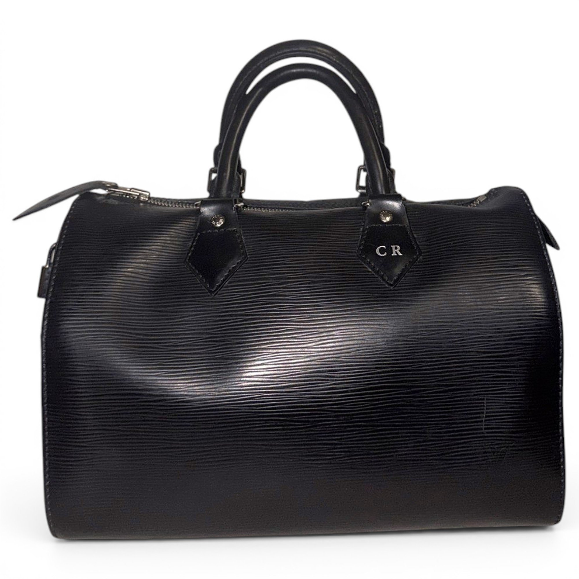 Speedy leather handbag