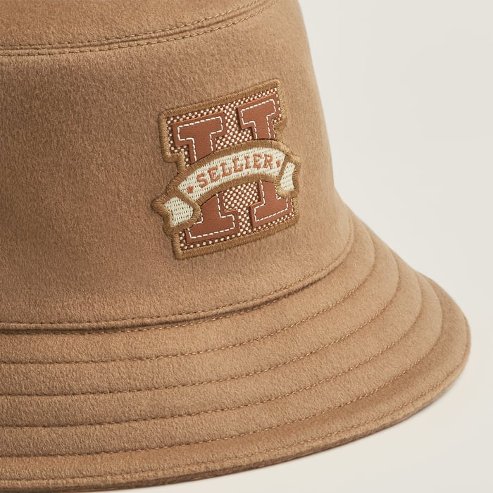 Beige Camel Harper H Sellier Bucket Hat