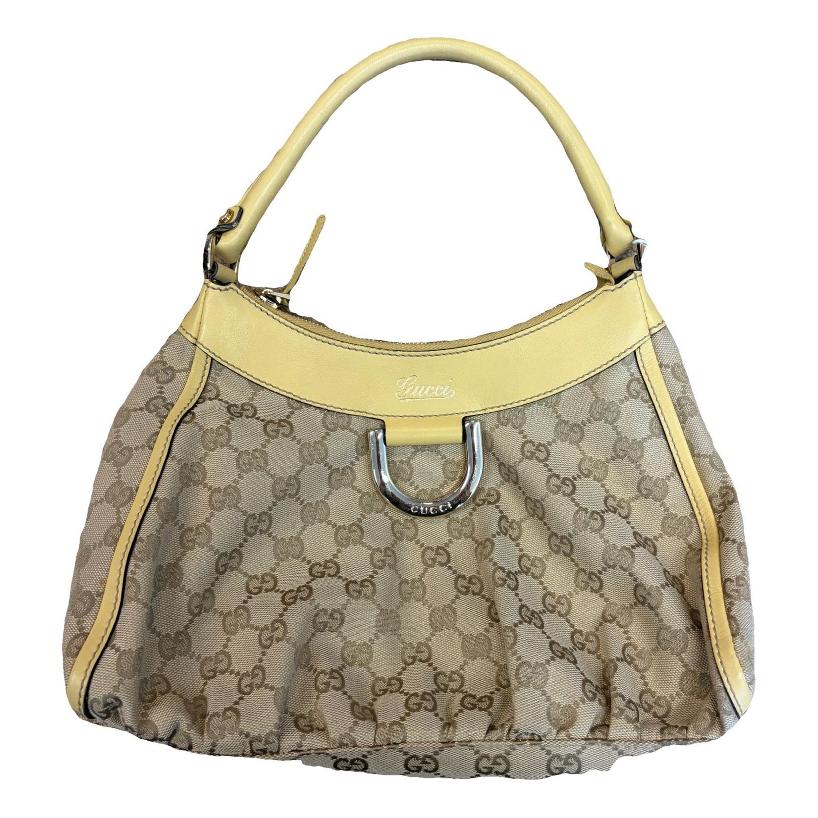 D-Ring leather handbag