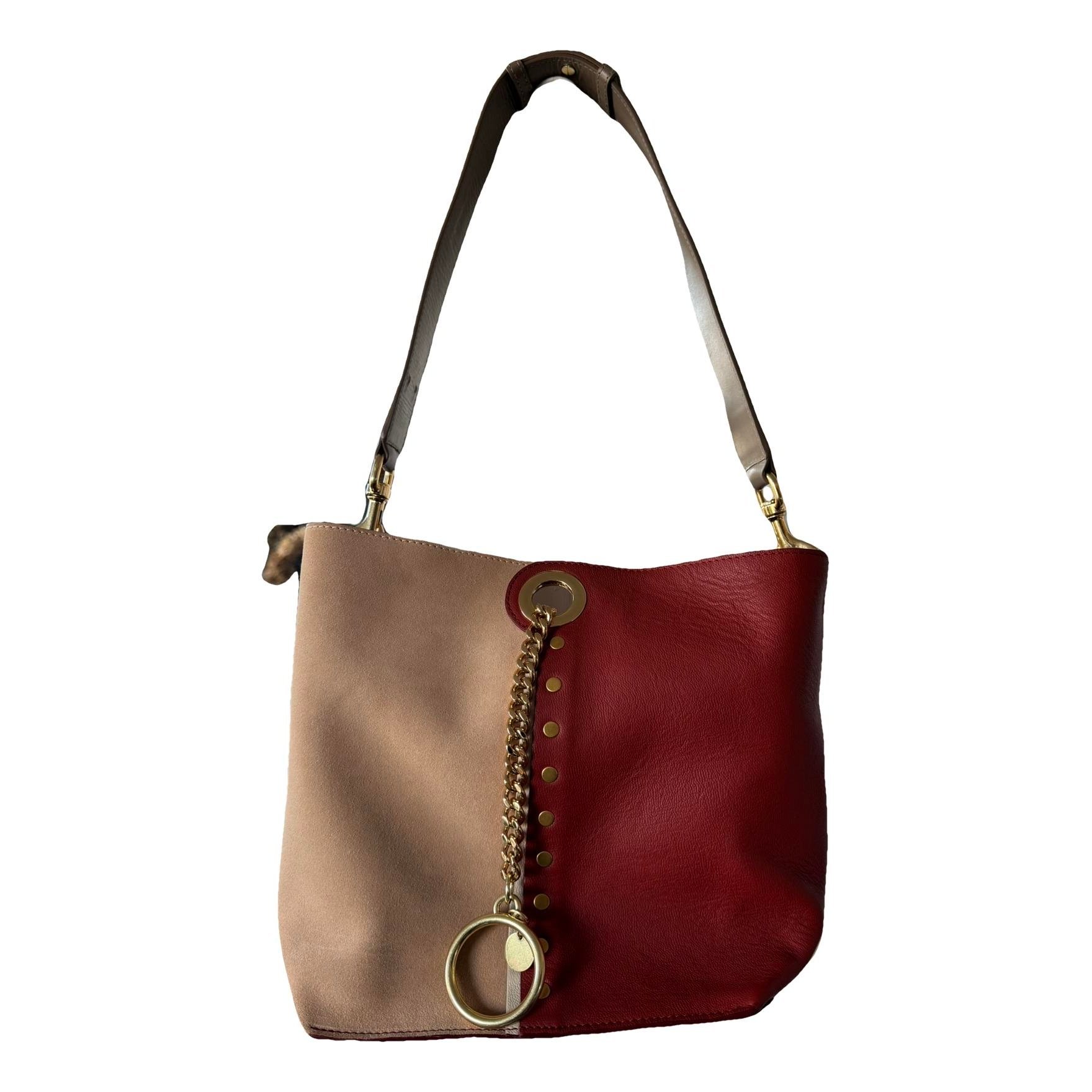 Leather handbag