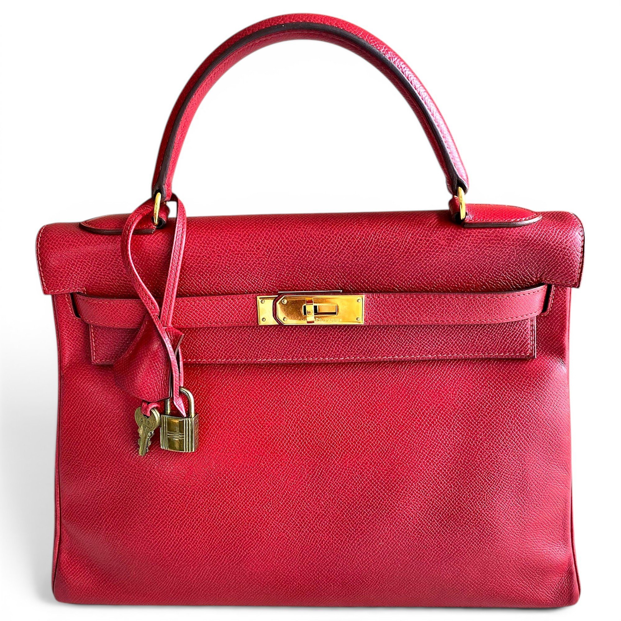 Kelly 32 leather handbag