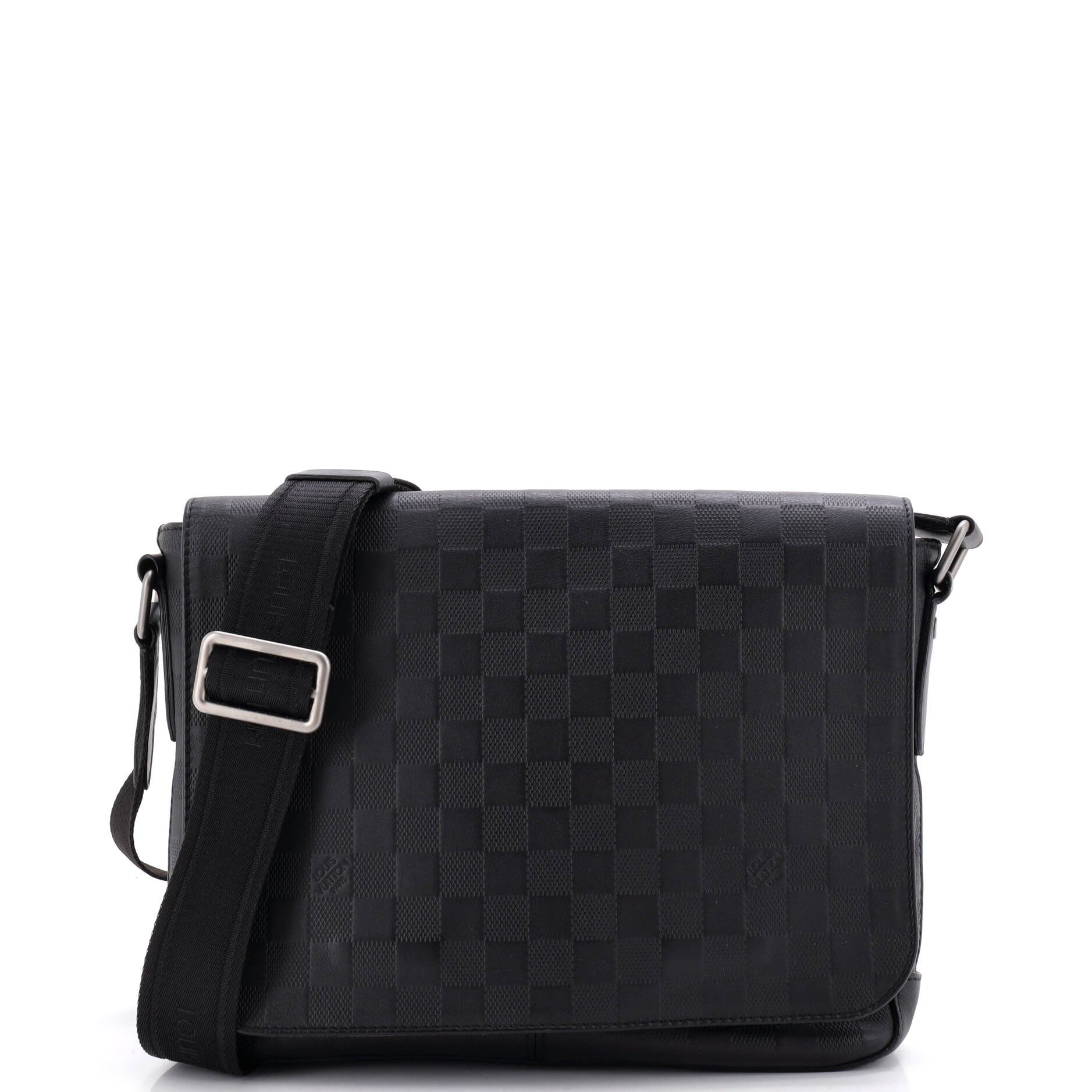 District Messenger Bag Damier Infini Leather PM