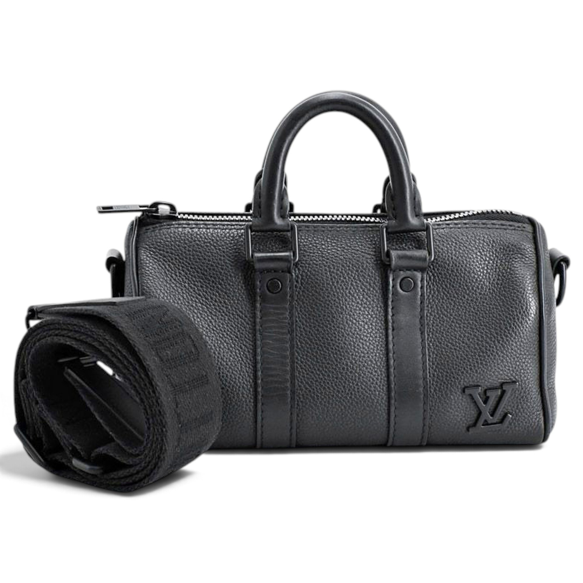 Louis Vuitton Keepall cloth travel bag