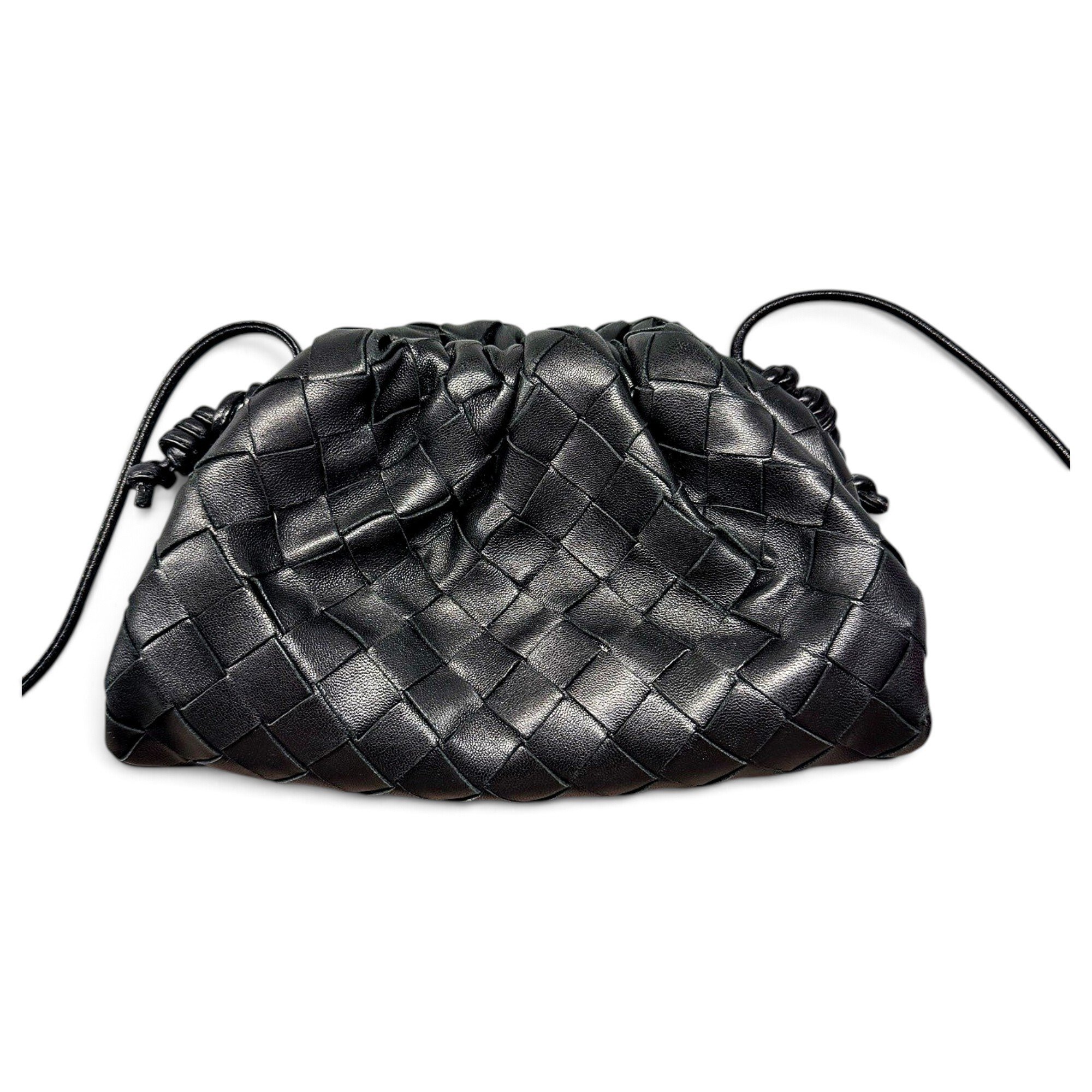 Pouch leather handbag