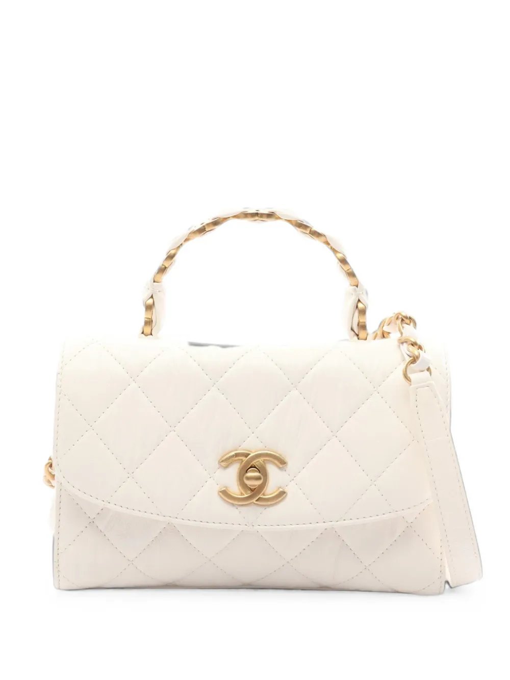 2021-2022 Matelassé top handle shoulder bag