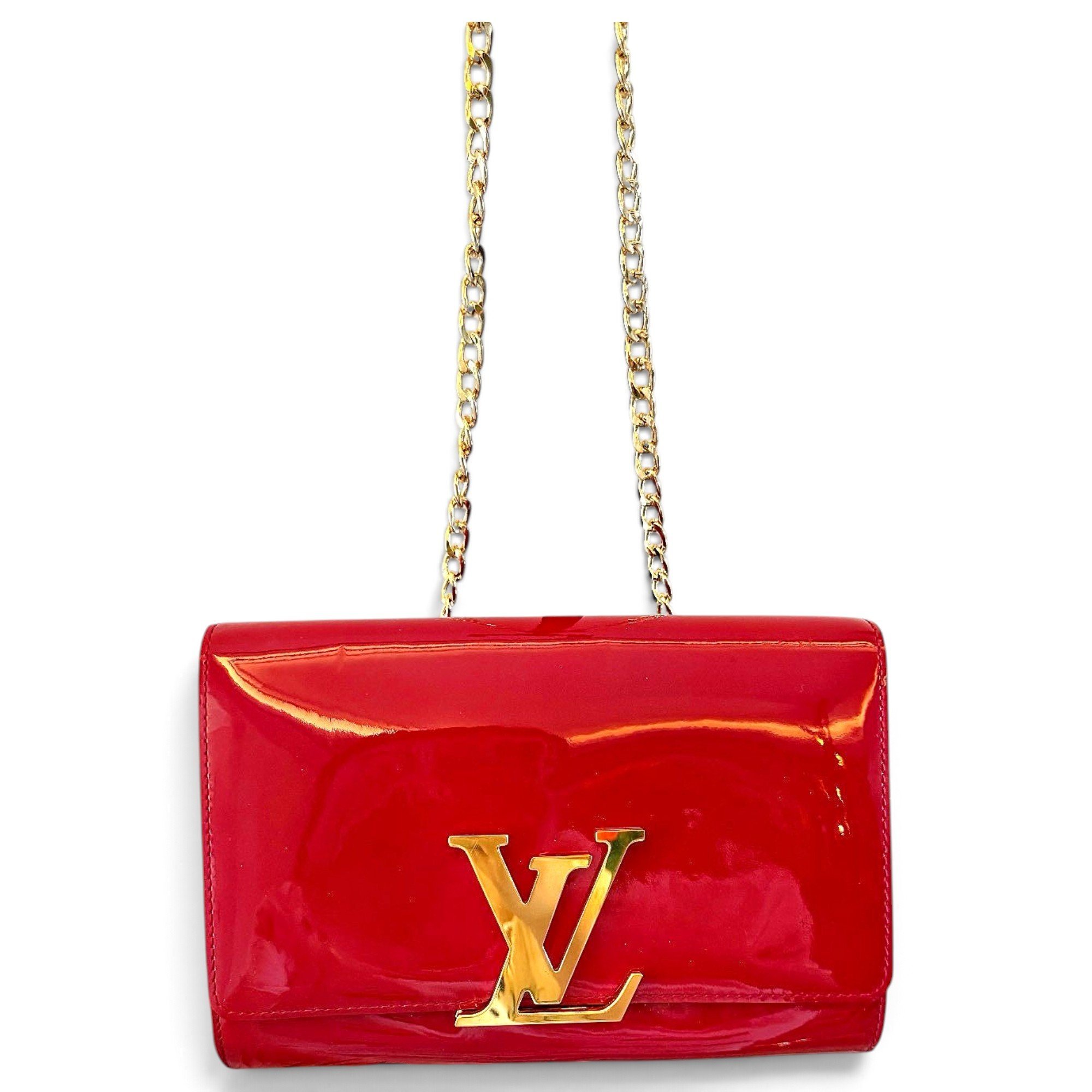 Louise patent leather handbag
