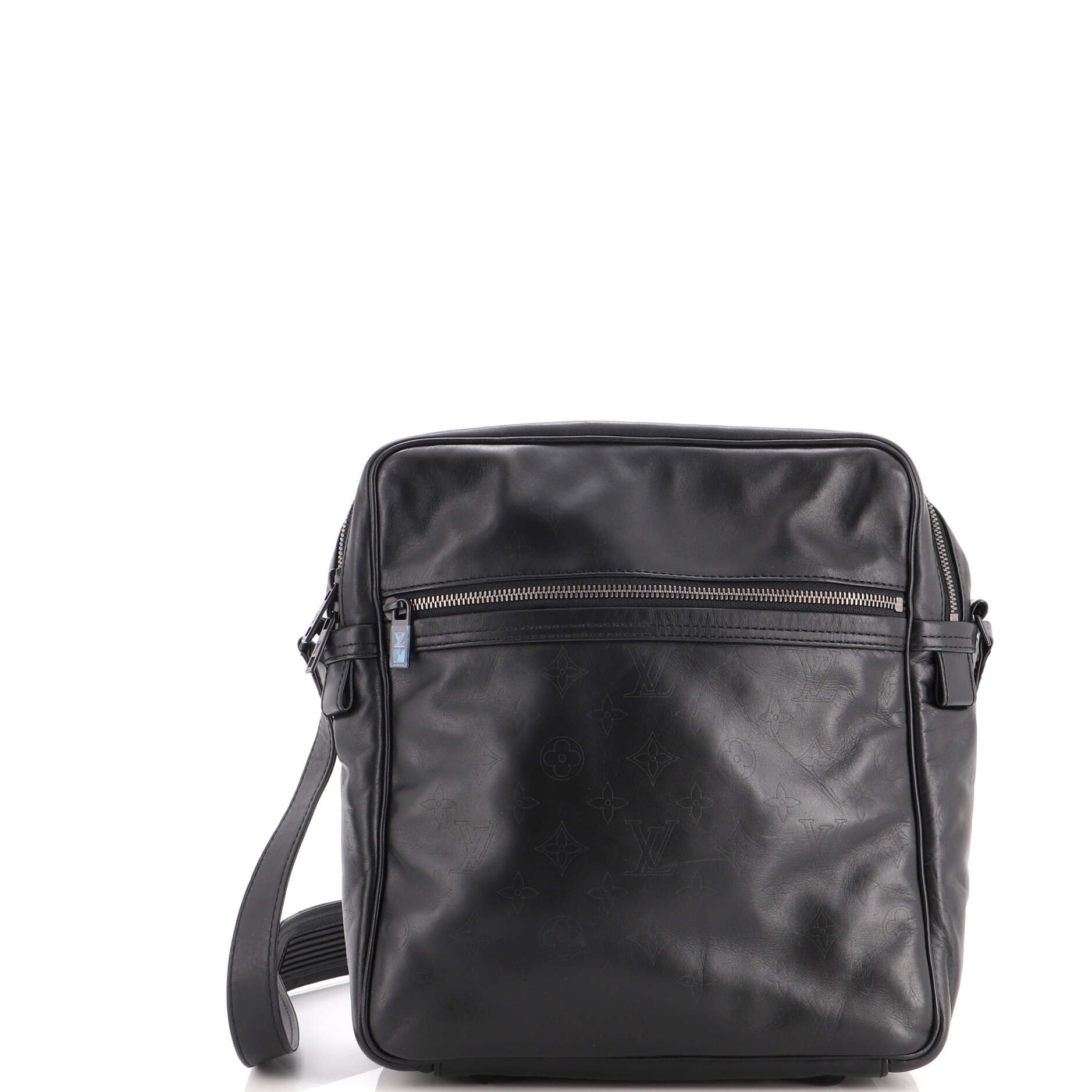 Clarkson Messenger Bag Monogram Shadow Leather
