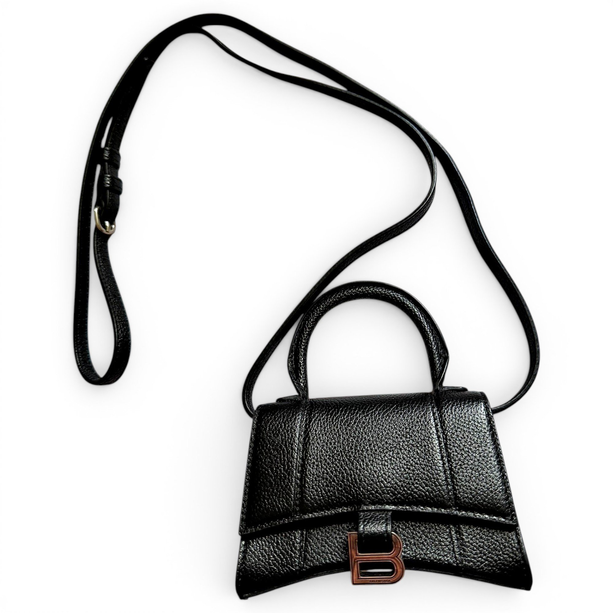 Balenciaga Hourglass leather crossbody bag