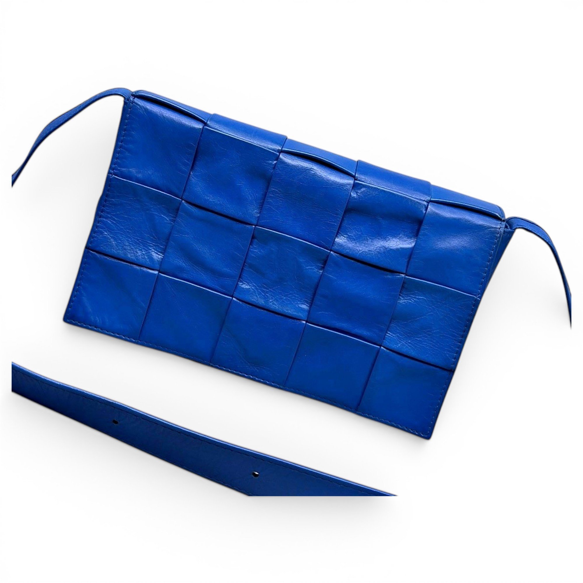 Cassette leather handbag