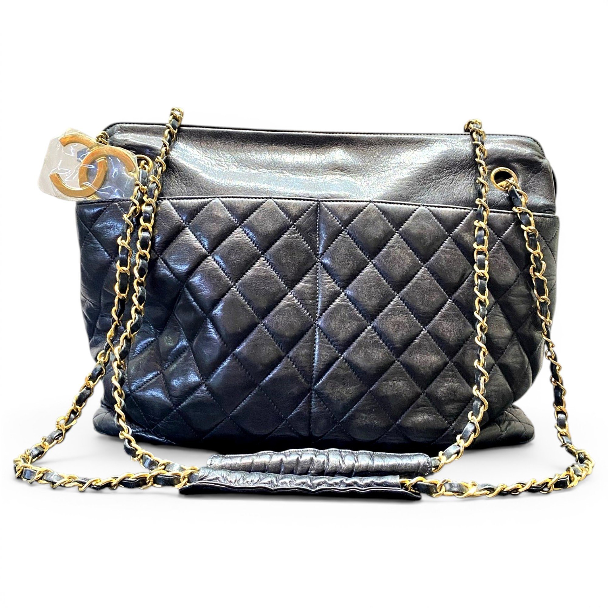 Leather tote