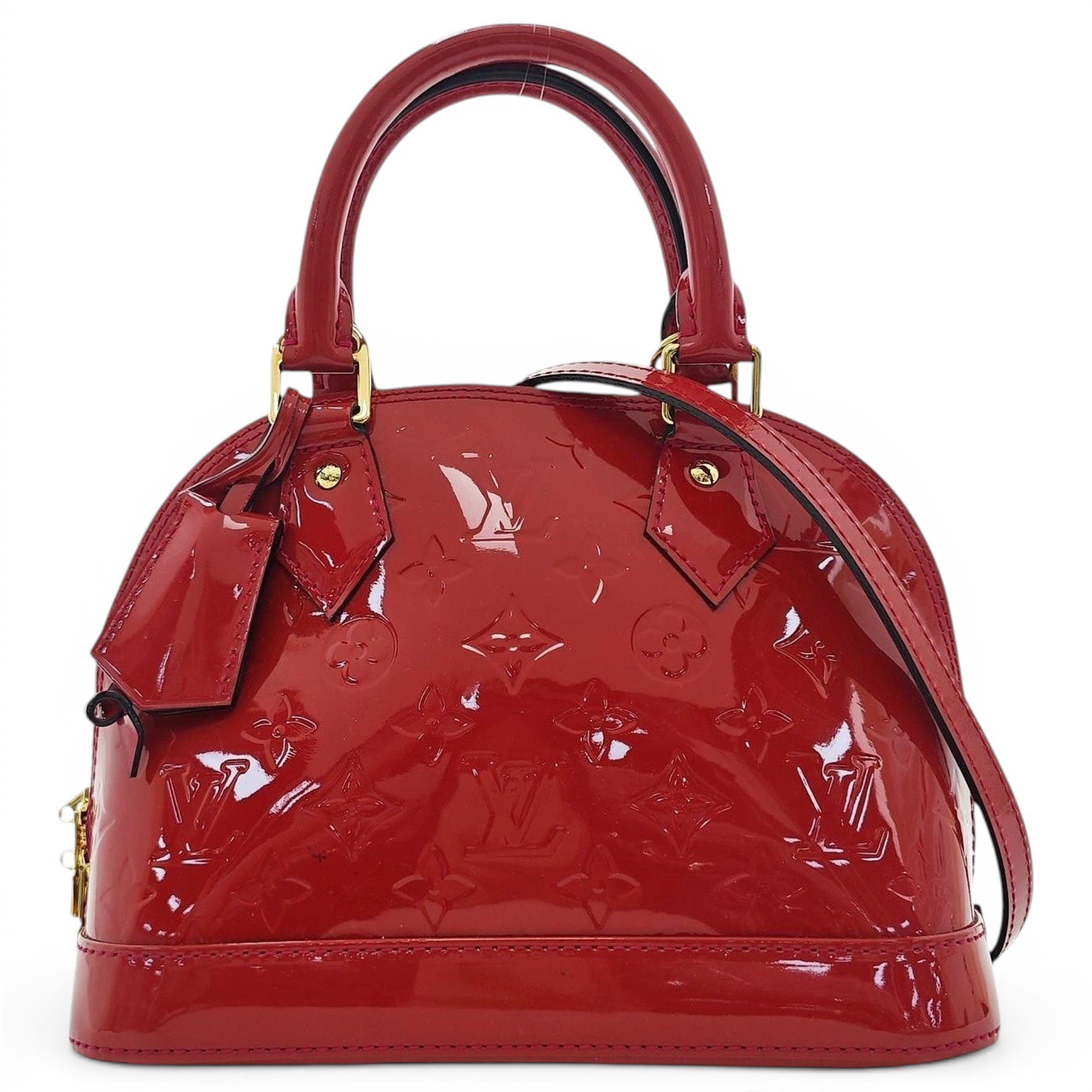 Alma patent leather handbag