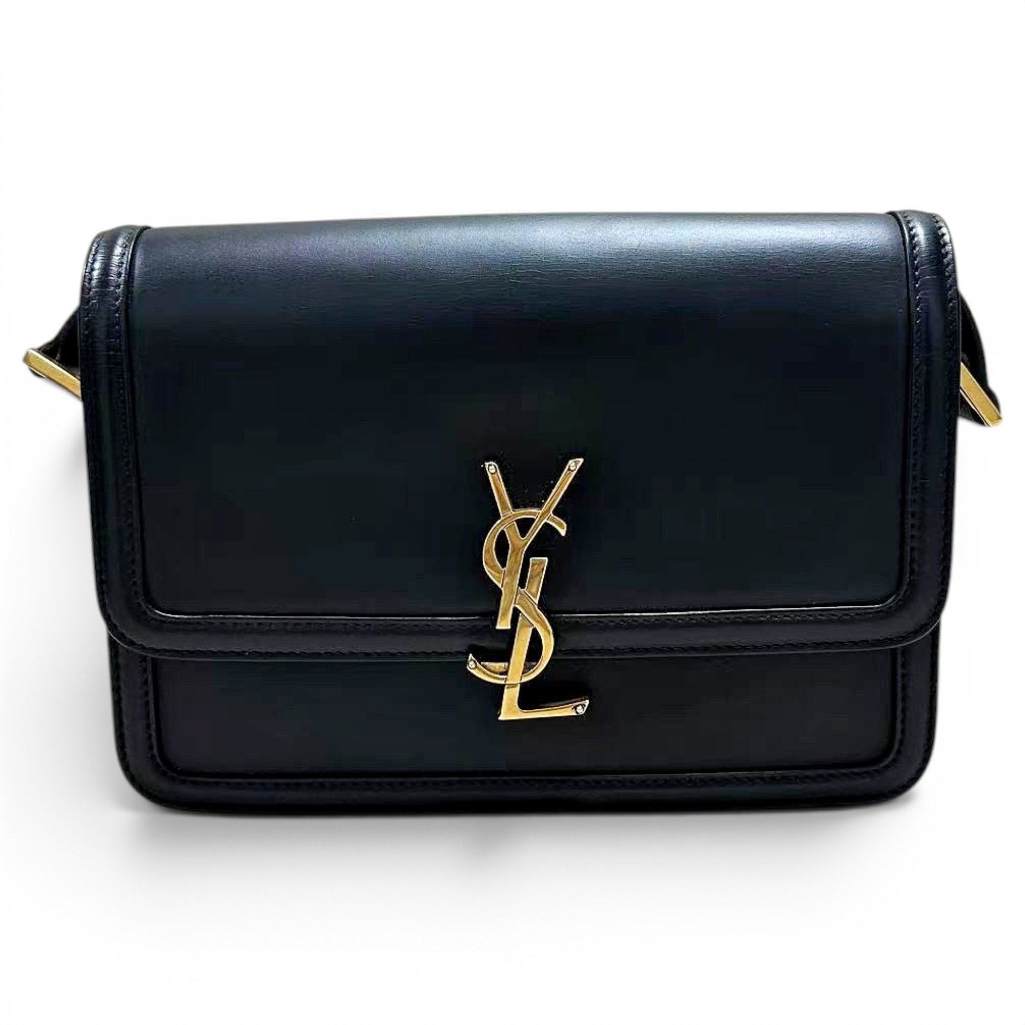 Solférino leather handbag