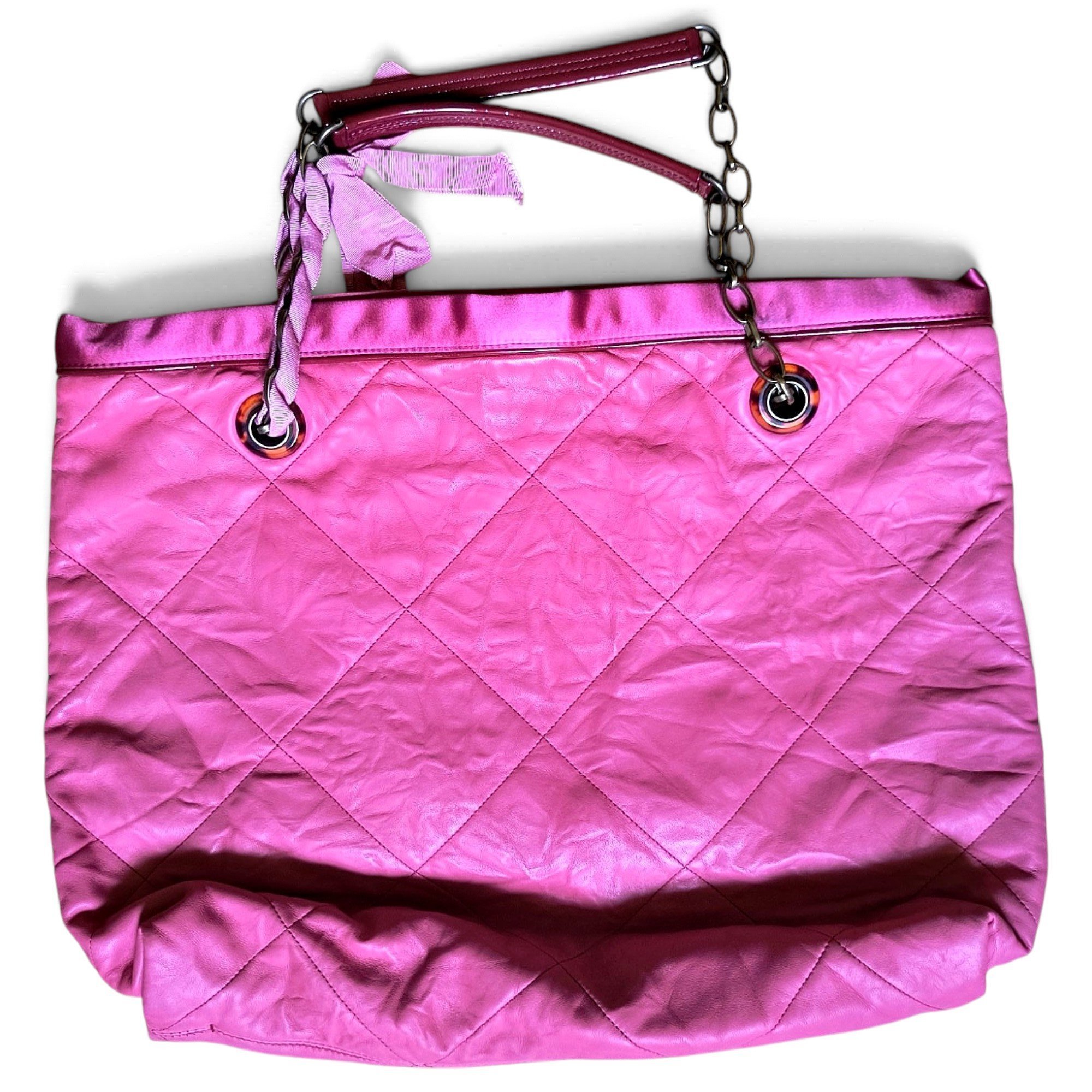 Leather tote