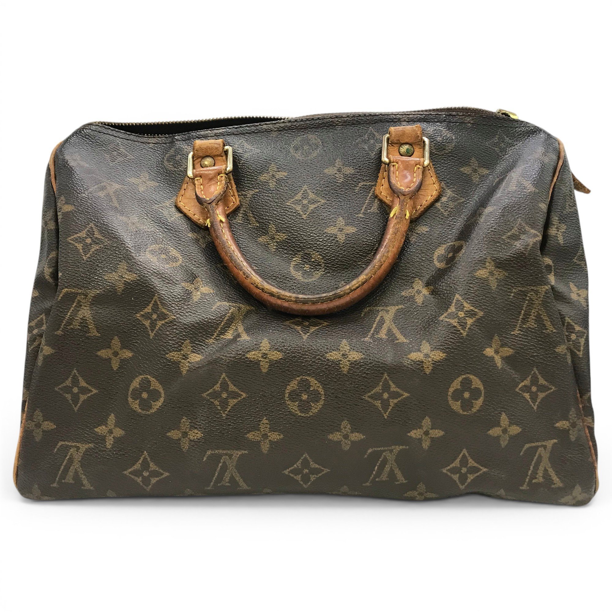 Speedy leather handbag
