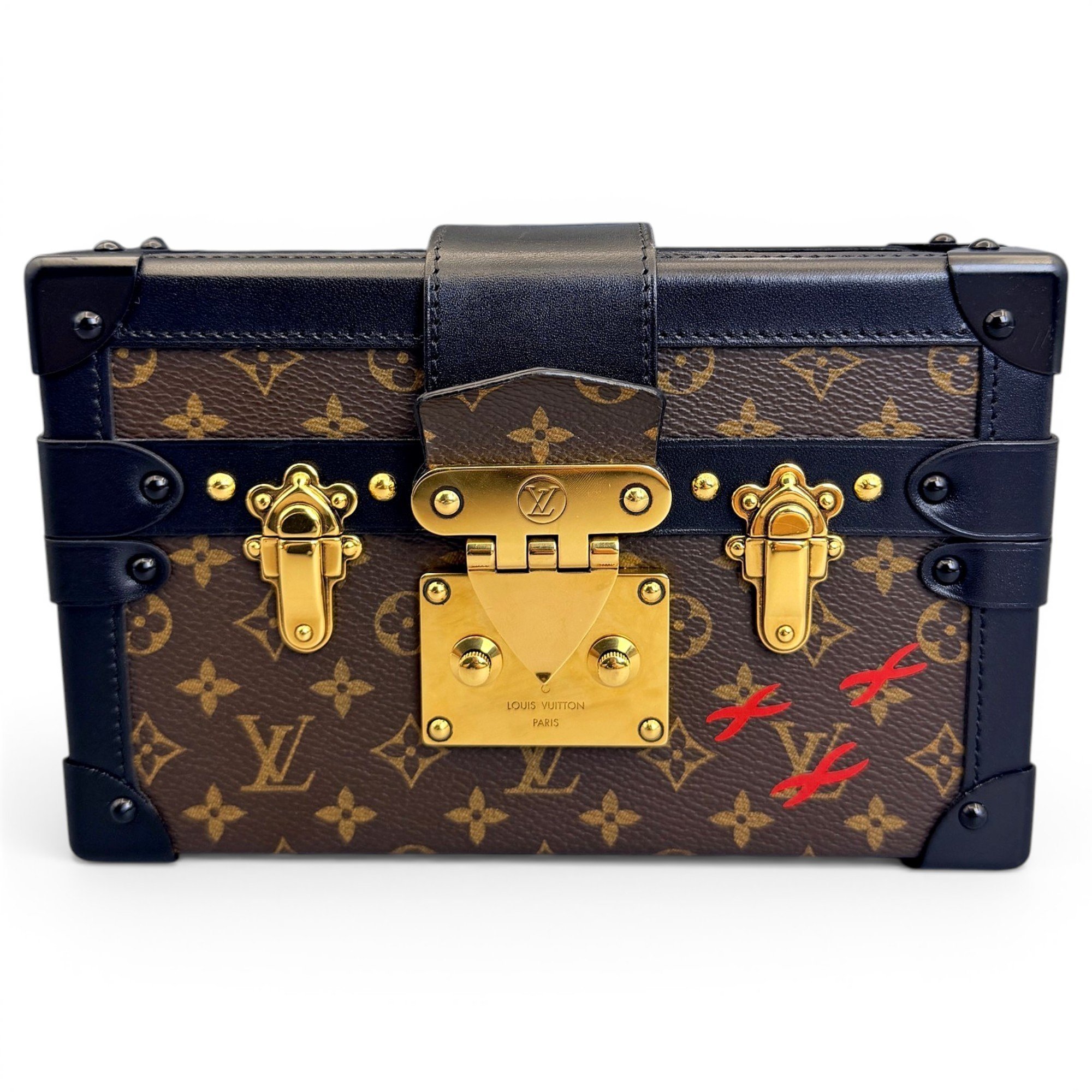 Louis Vuitton Petite Malle leather handbag