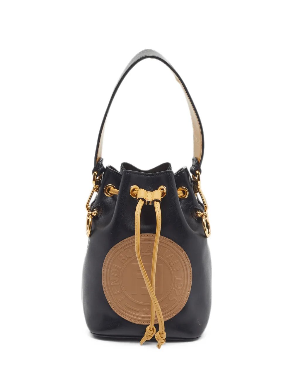 2018 Mon Tresor leather bucket bag