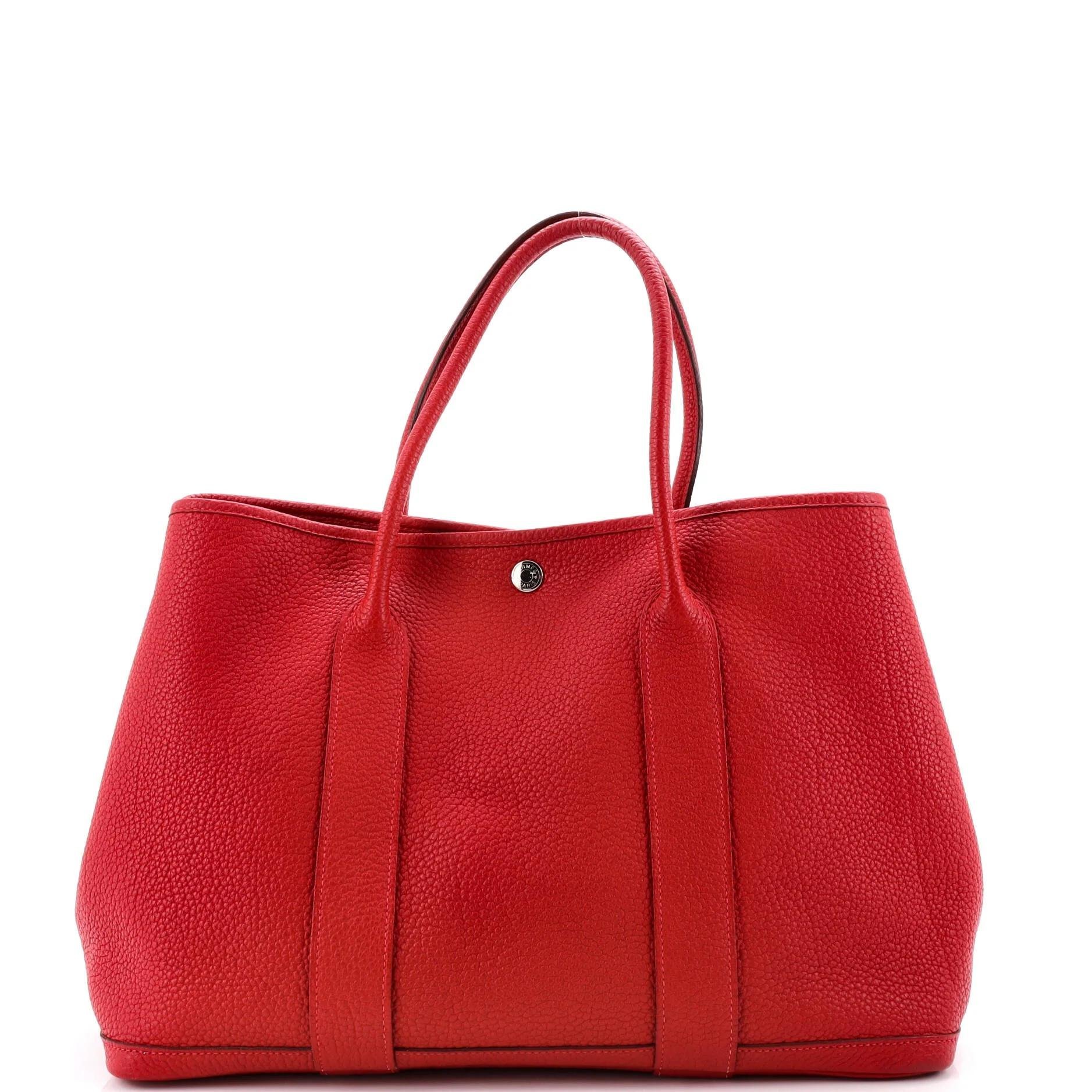 Leather tote