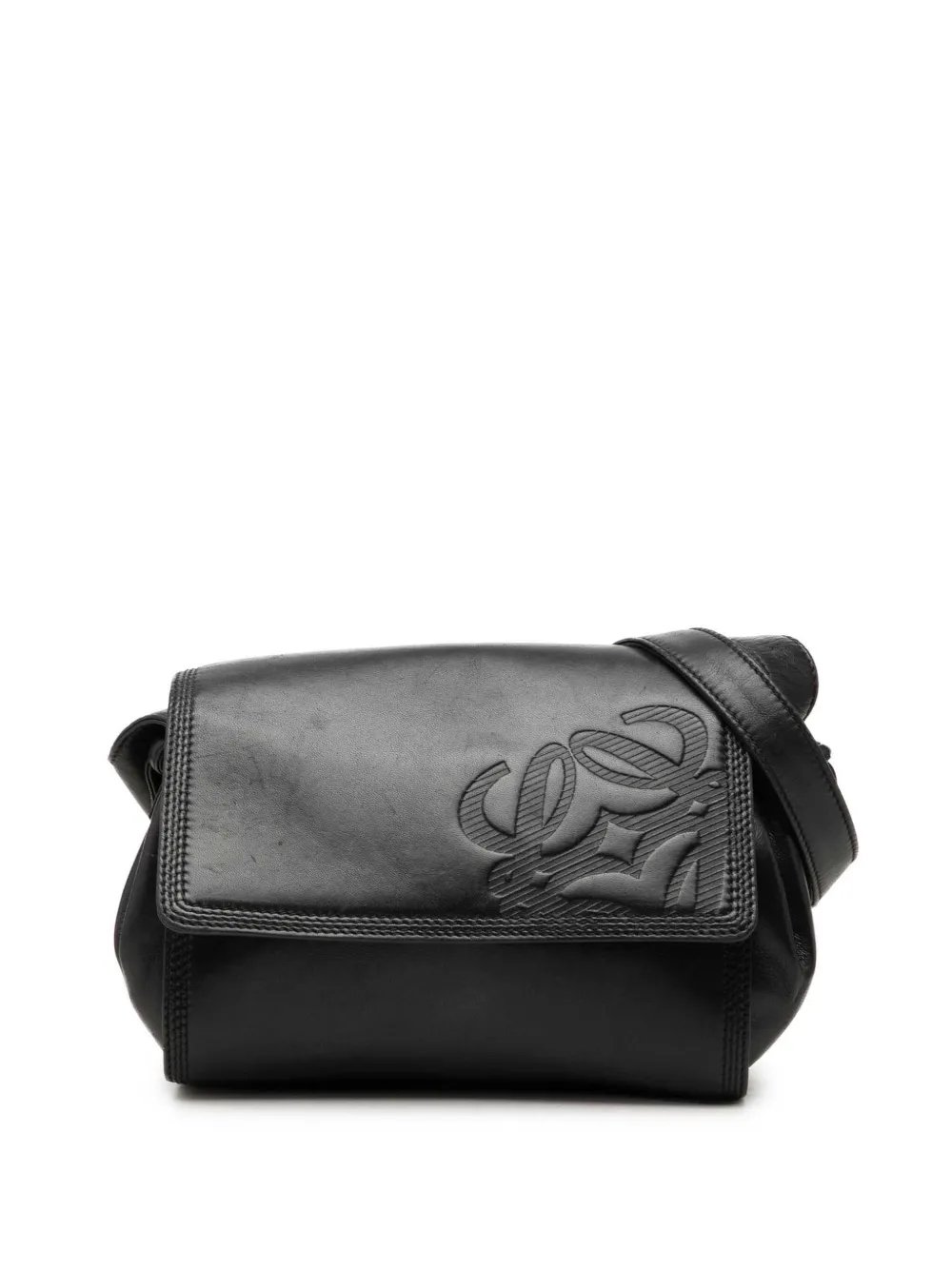 2000-2026 Leather Anagram Flap crossbody bag
