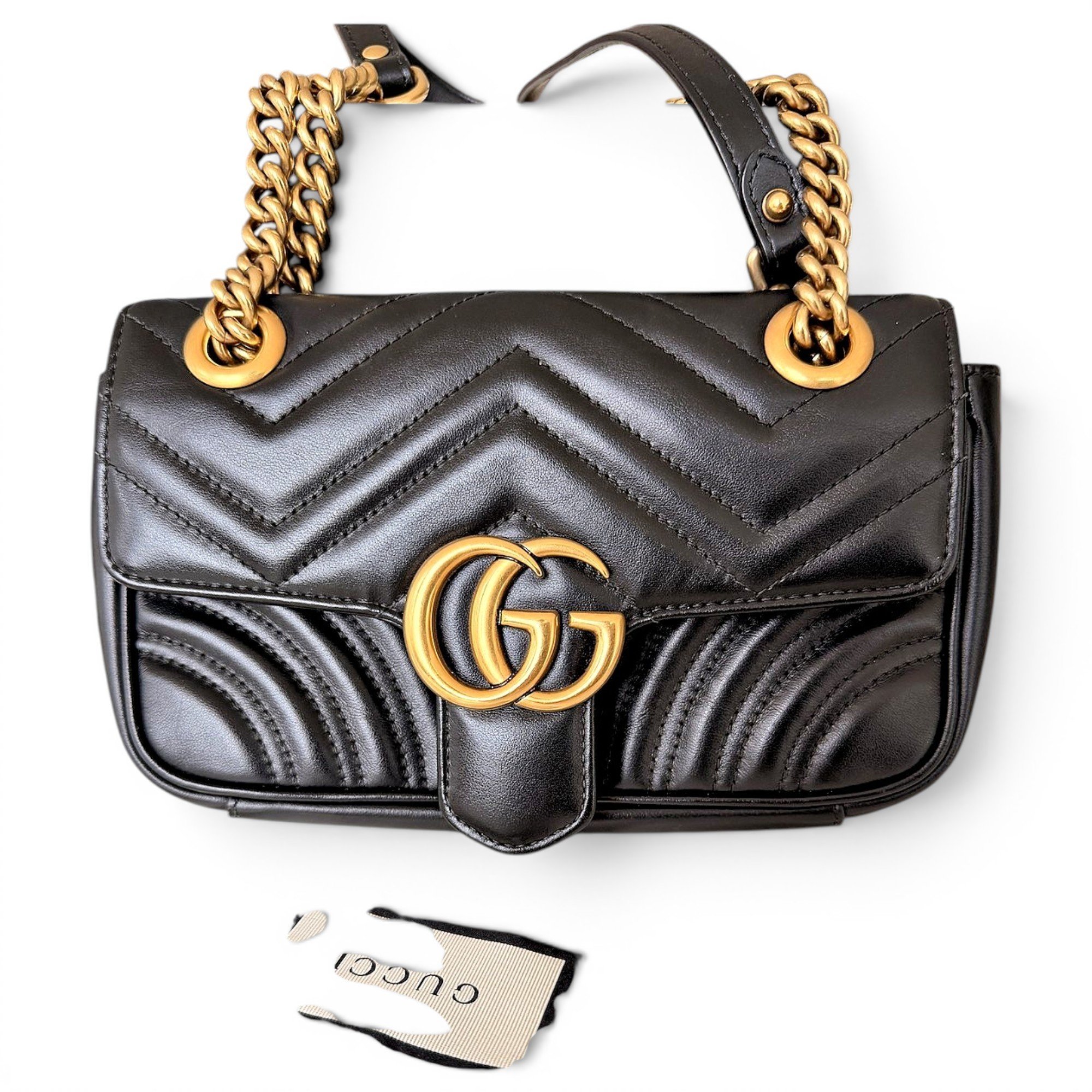 GG Marmont Flap leather handbag