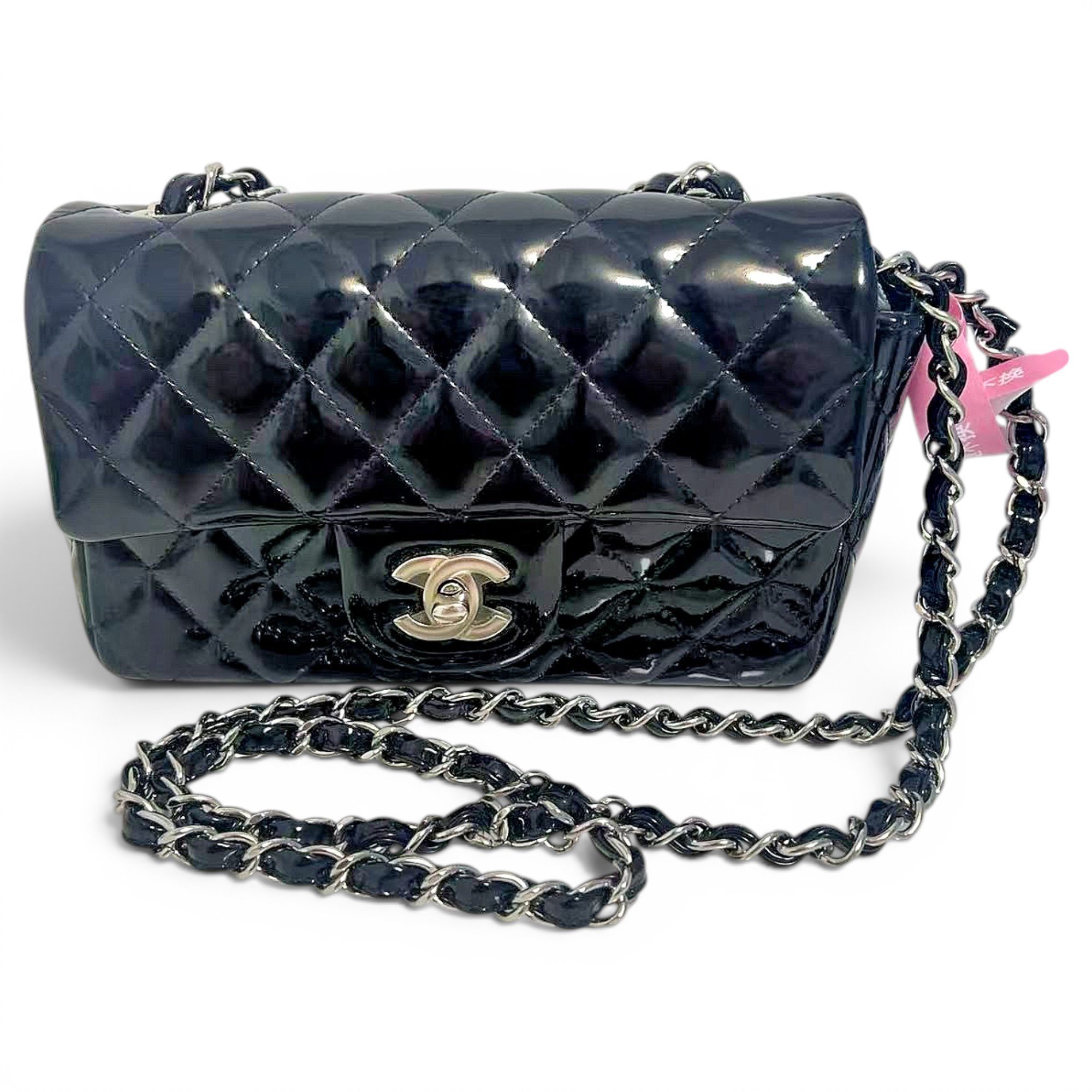 Timeless/Classique patent leather handbag