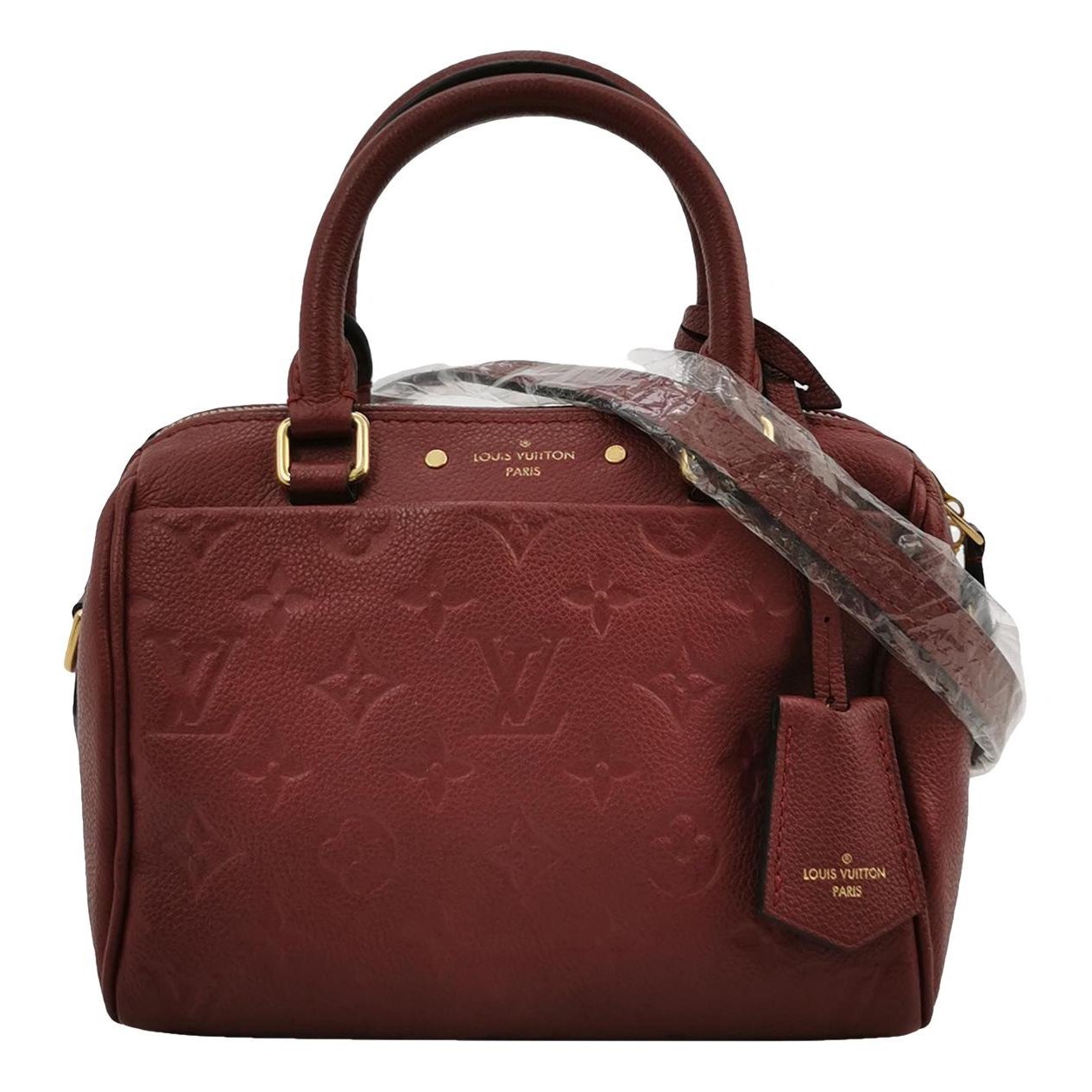 Speedy leather handbag