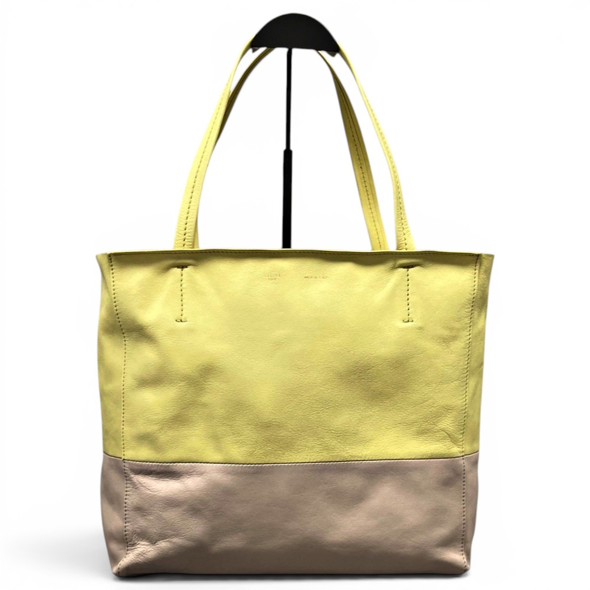 Cabas leather handbag