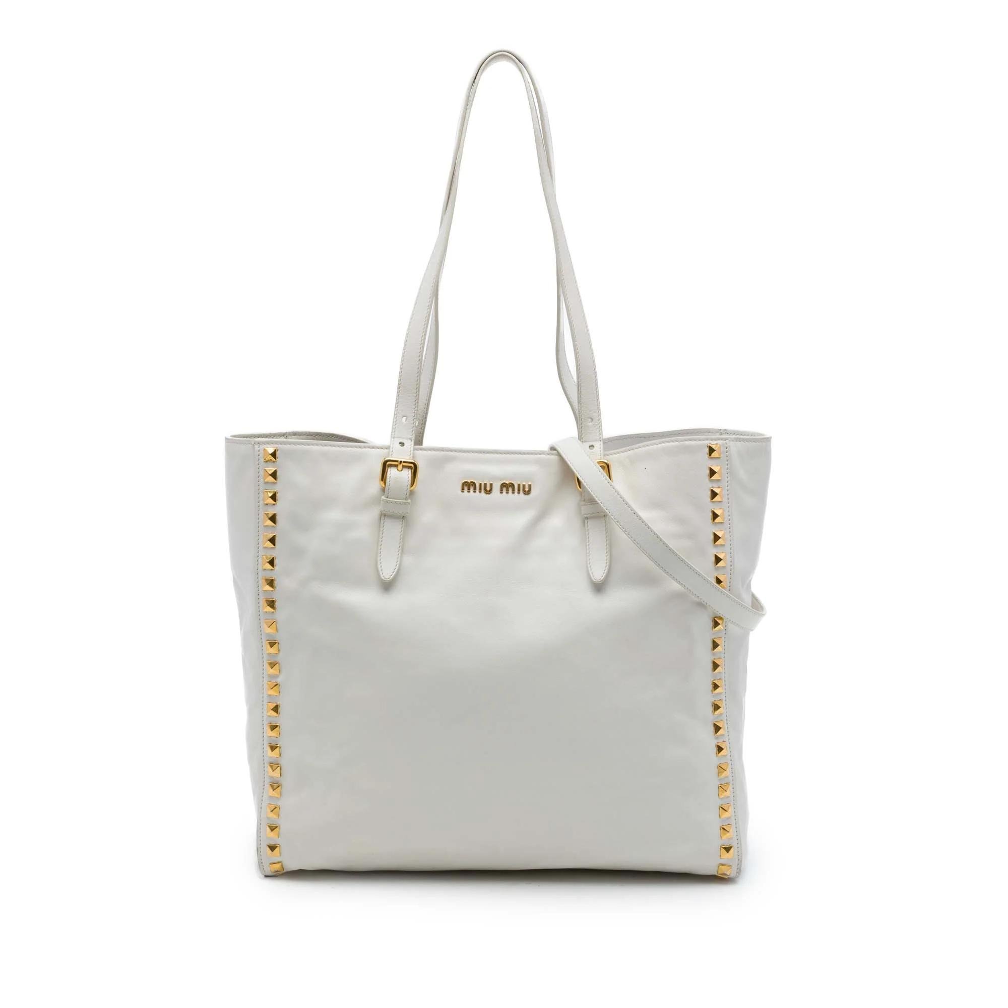 Miu Miu Pony-style calfskin tote