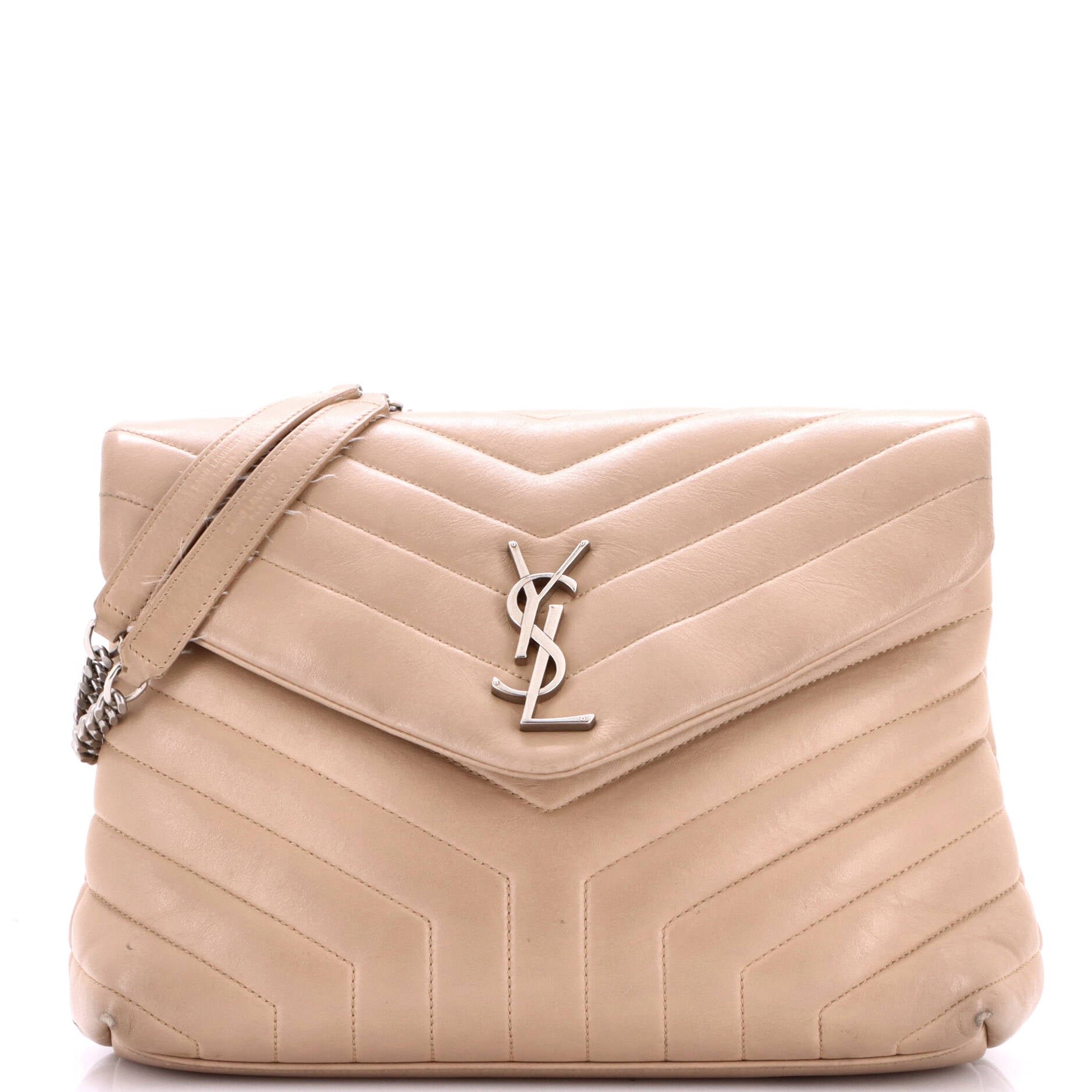 Loulou Shoulder Bag Matelasse Chevron Leather Medium