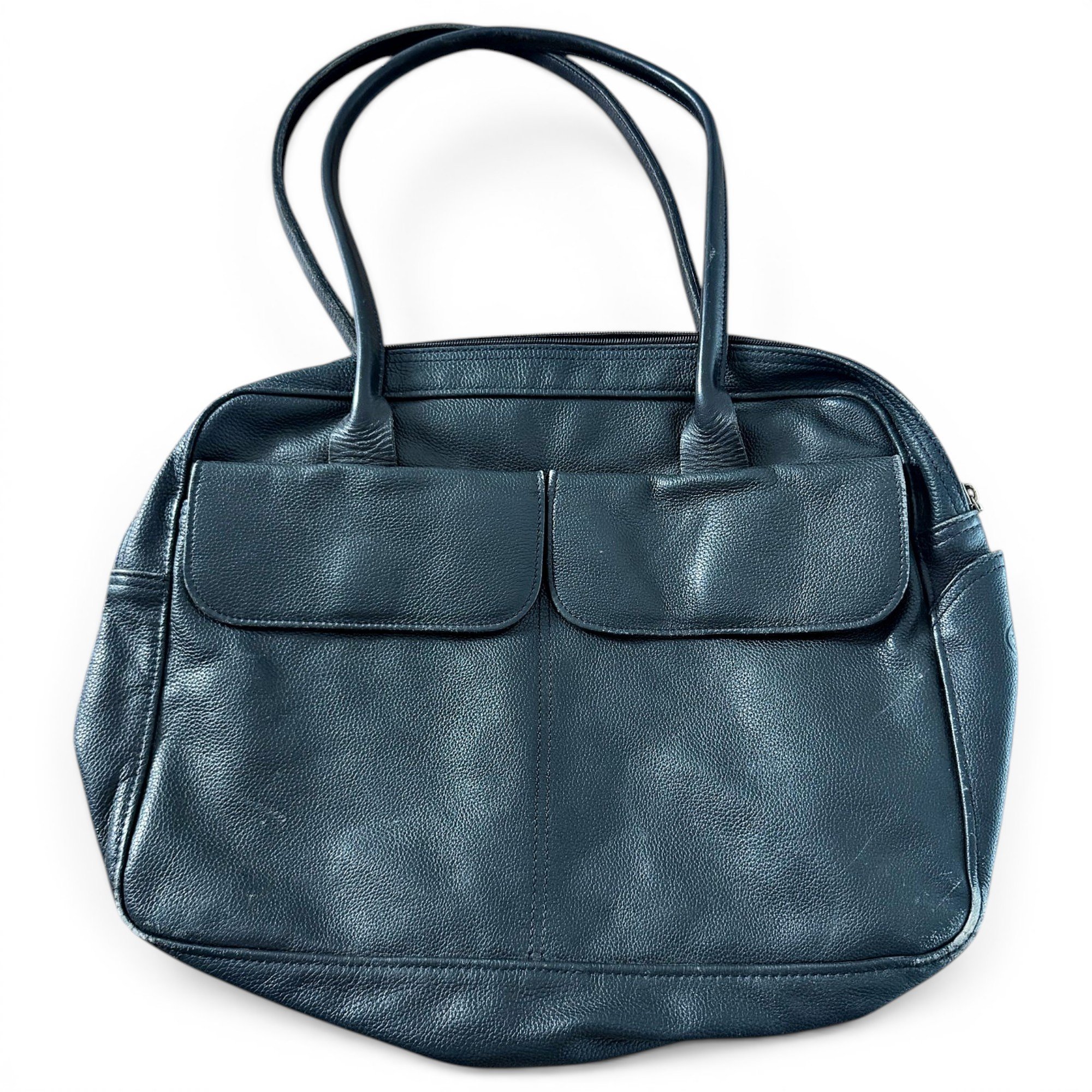 Leather tote
