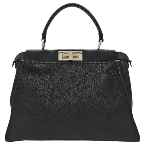Peekaboo leather handbag