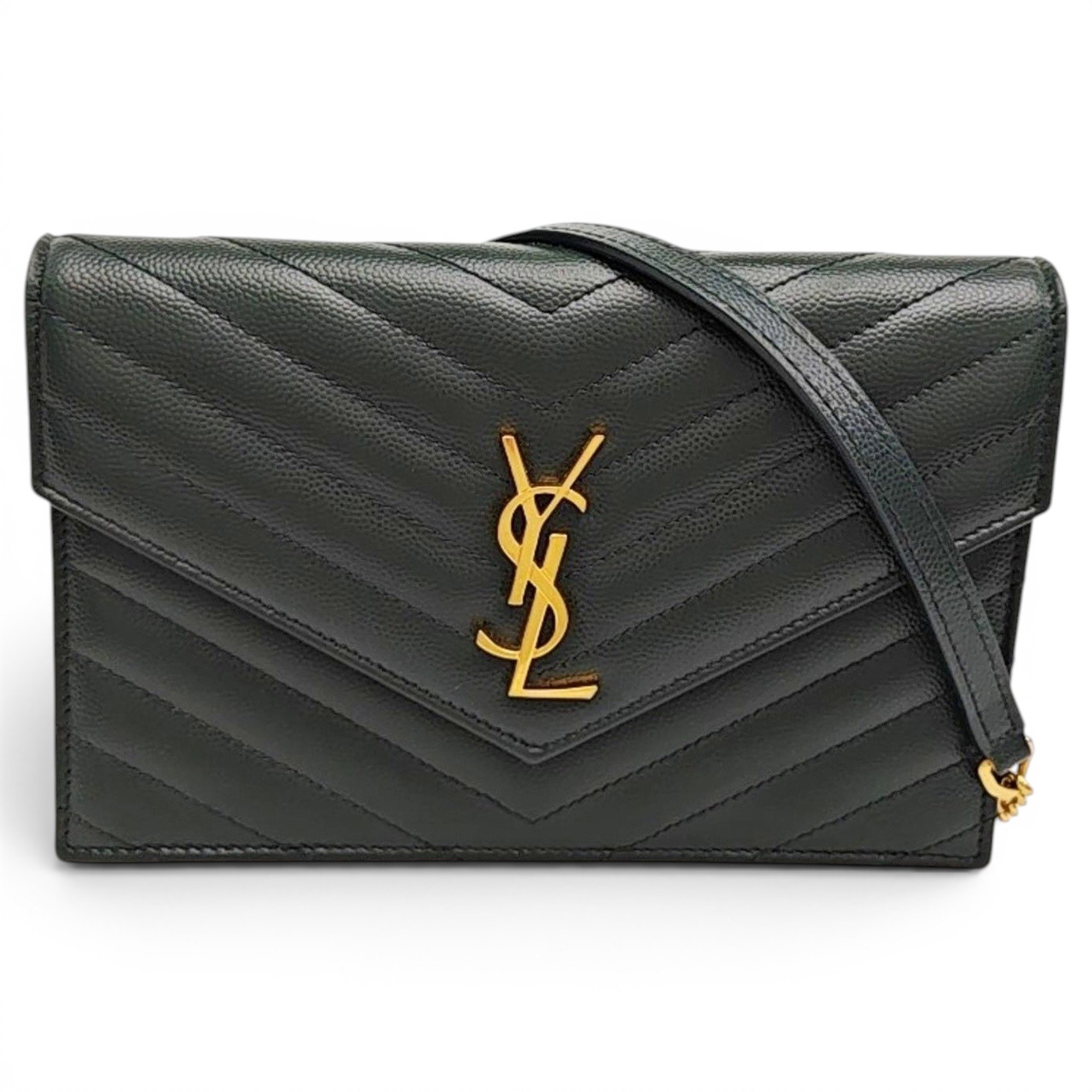 Baby monogramme leather handbag