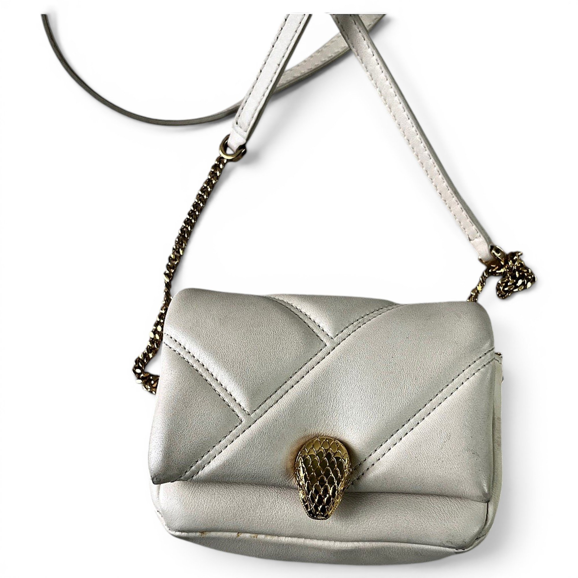 Serpenti leather mini bag
