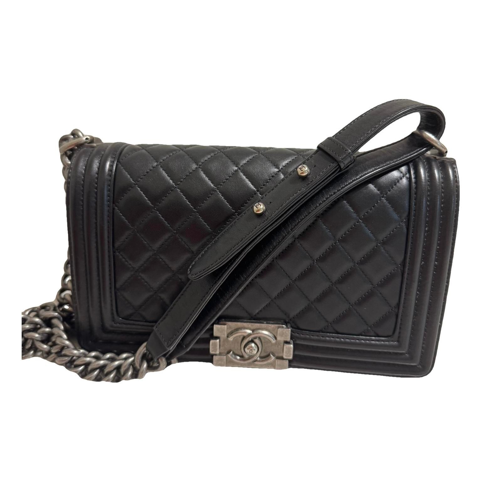 Boy leather crossbody bag