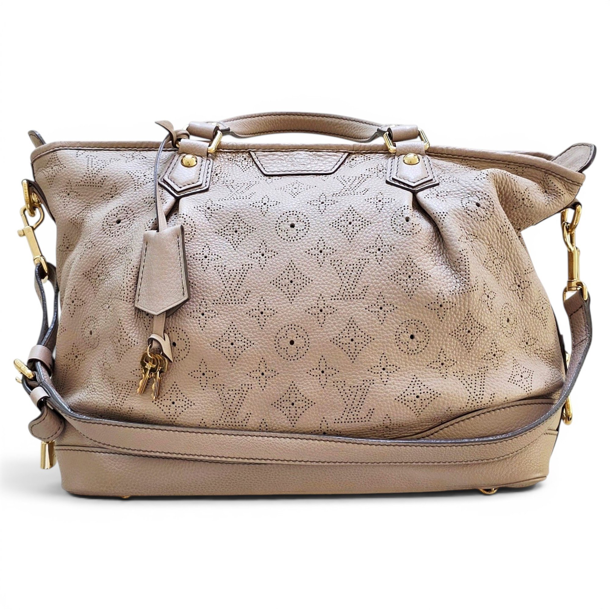Stellar leather handbag