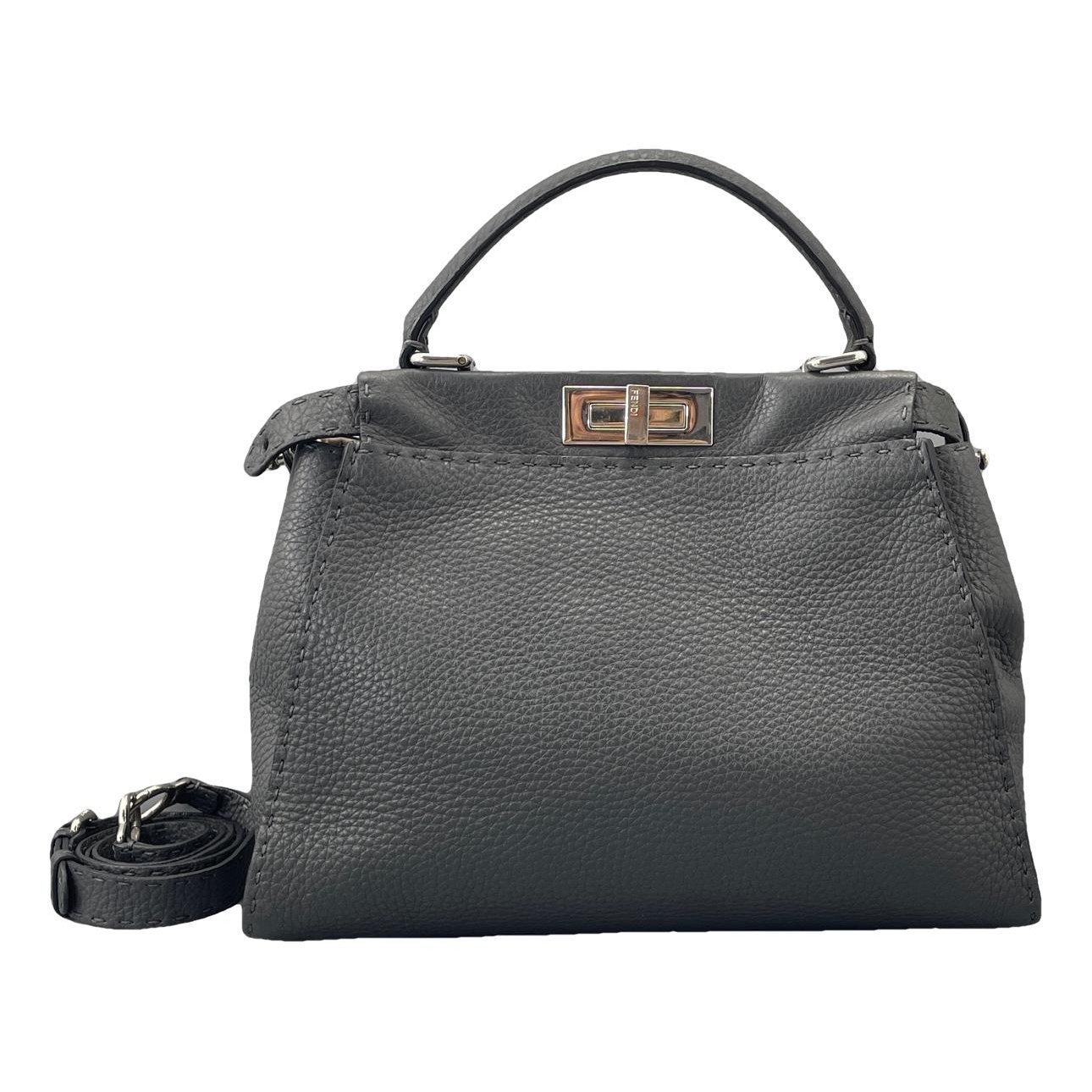 Peekaboo leather handbag