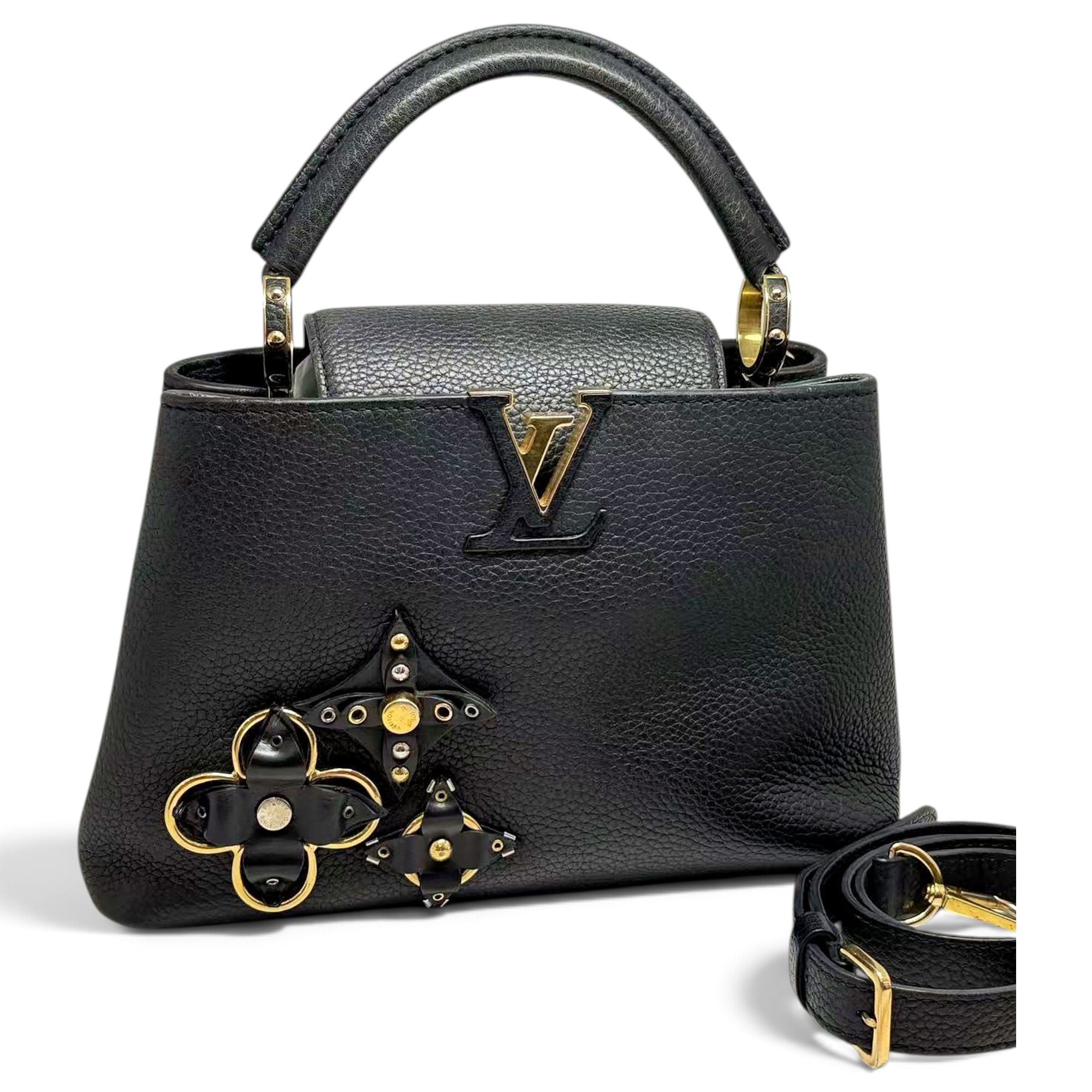 Capucines leather handbag