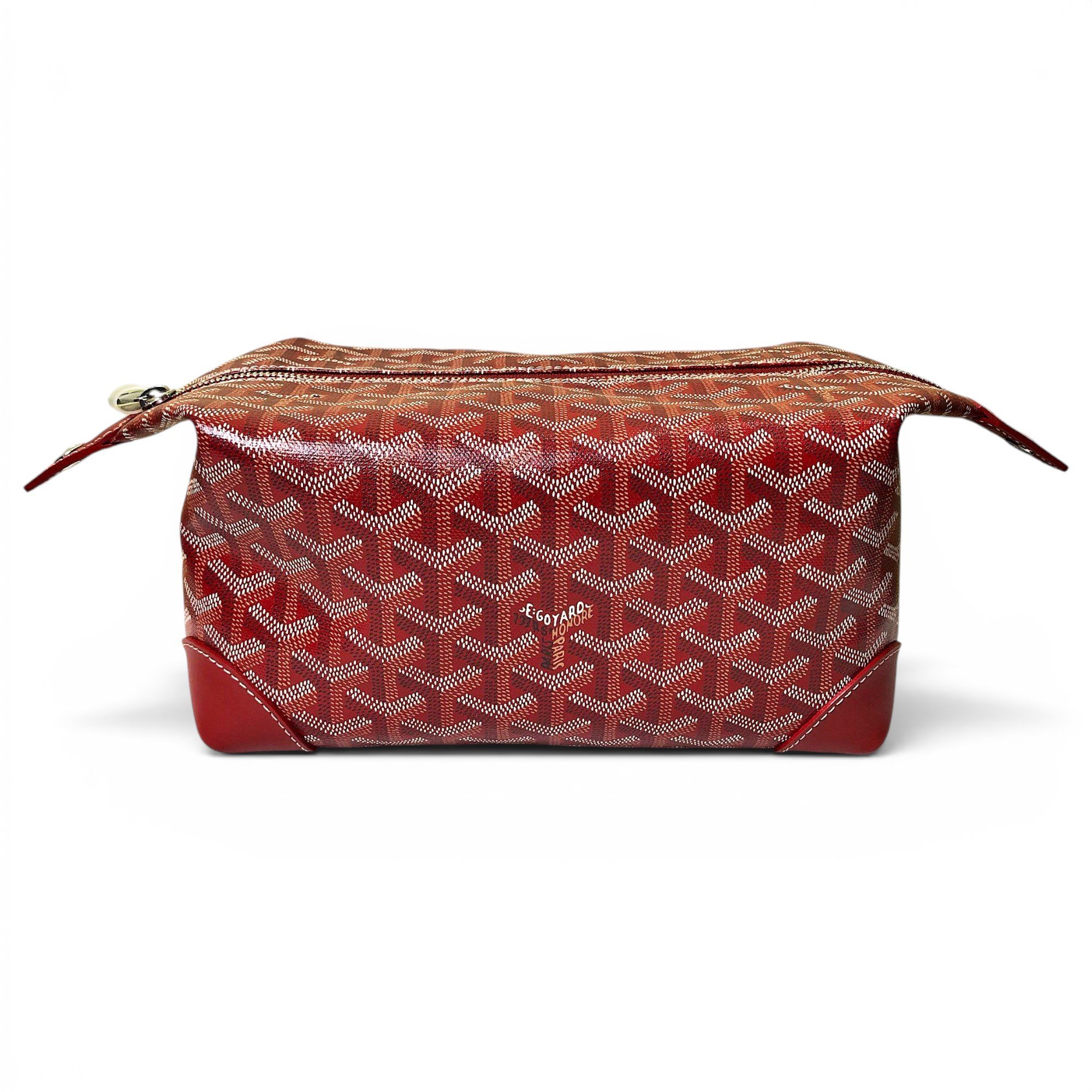 Leather clutch bag