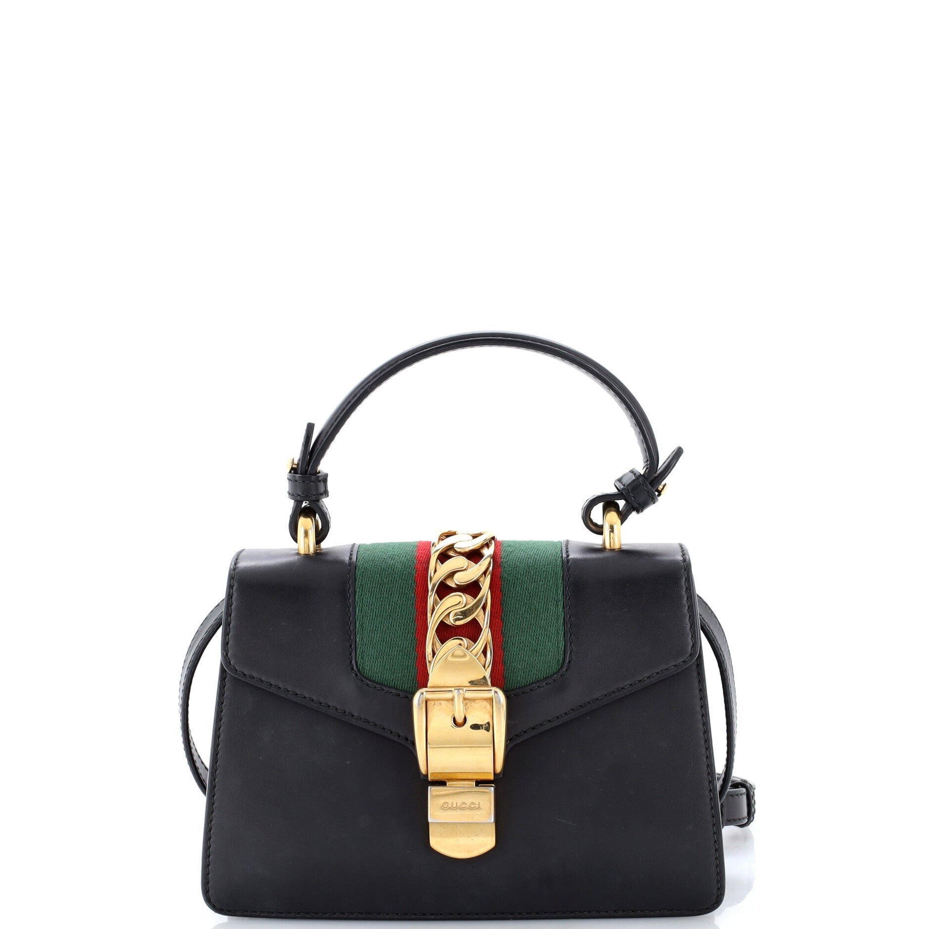 Sylvie Top Handle Bag Leather Mini