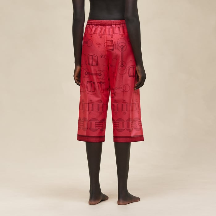 Rose Pivoine "Cahier Du Colporteur" Beach Pants