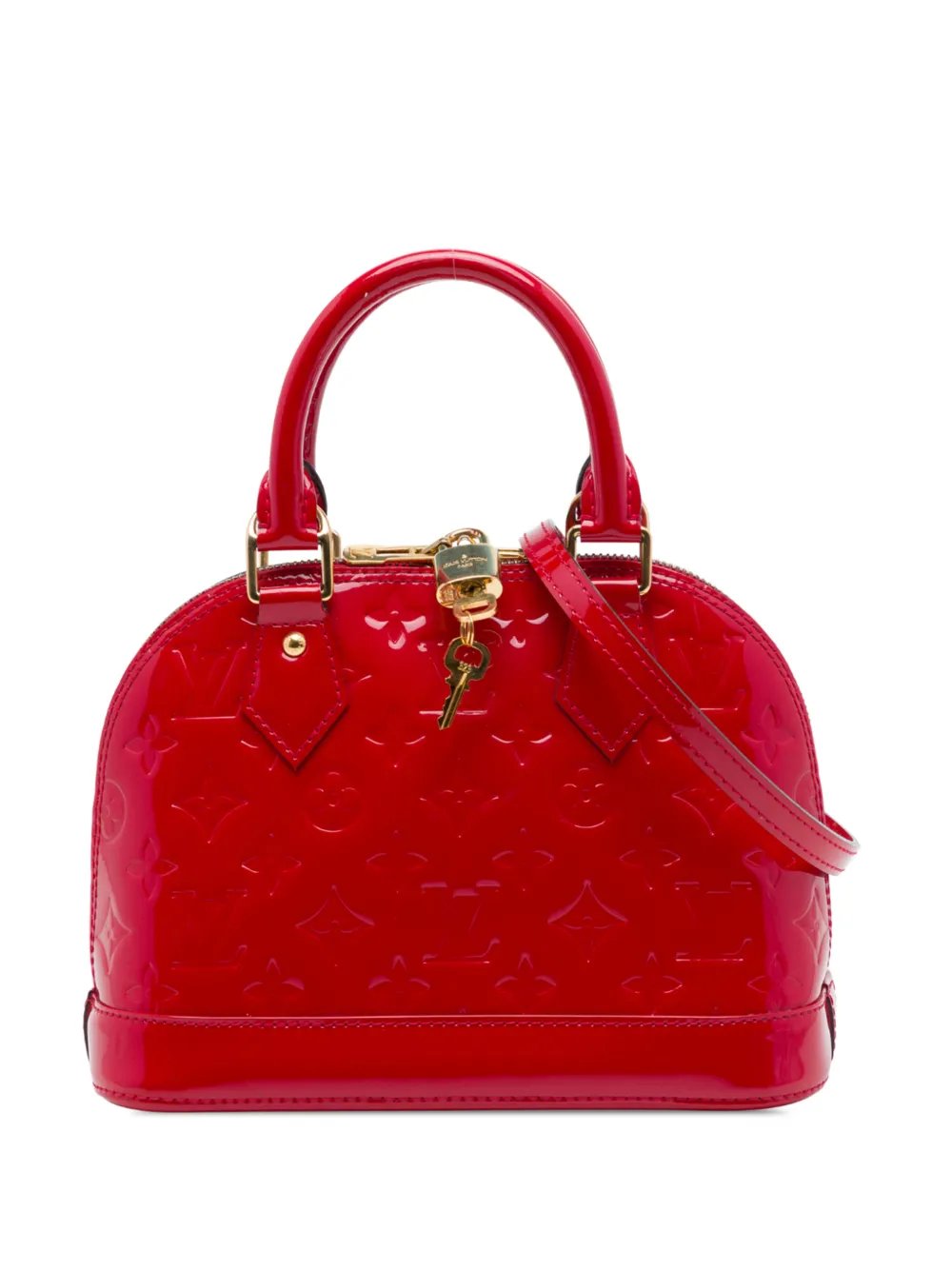 2017 Monogram Vernis Alma BB satchel