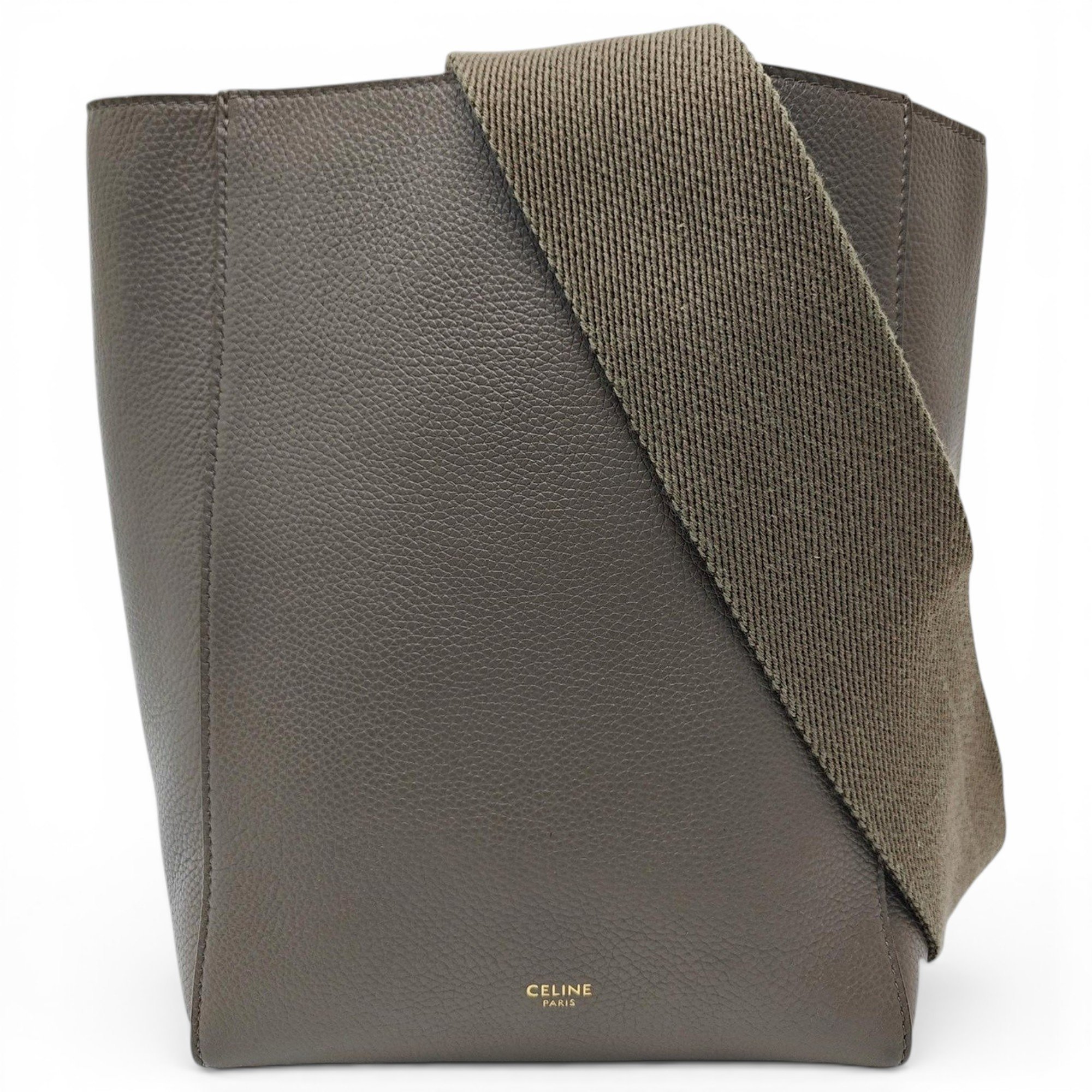 Seau Sangle leather handbag