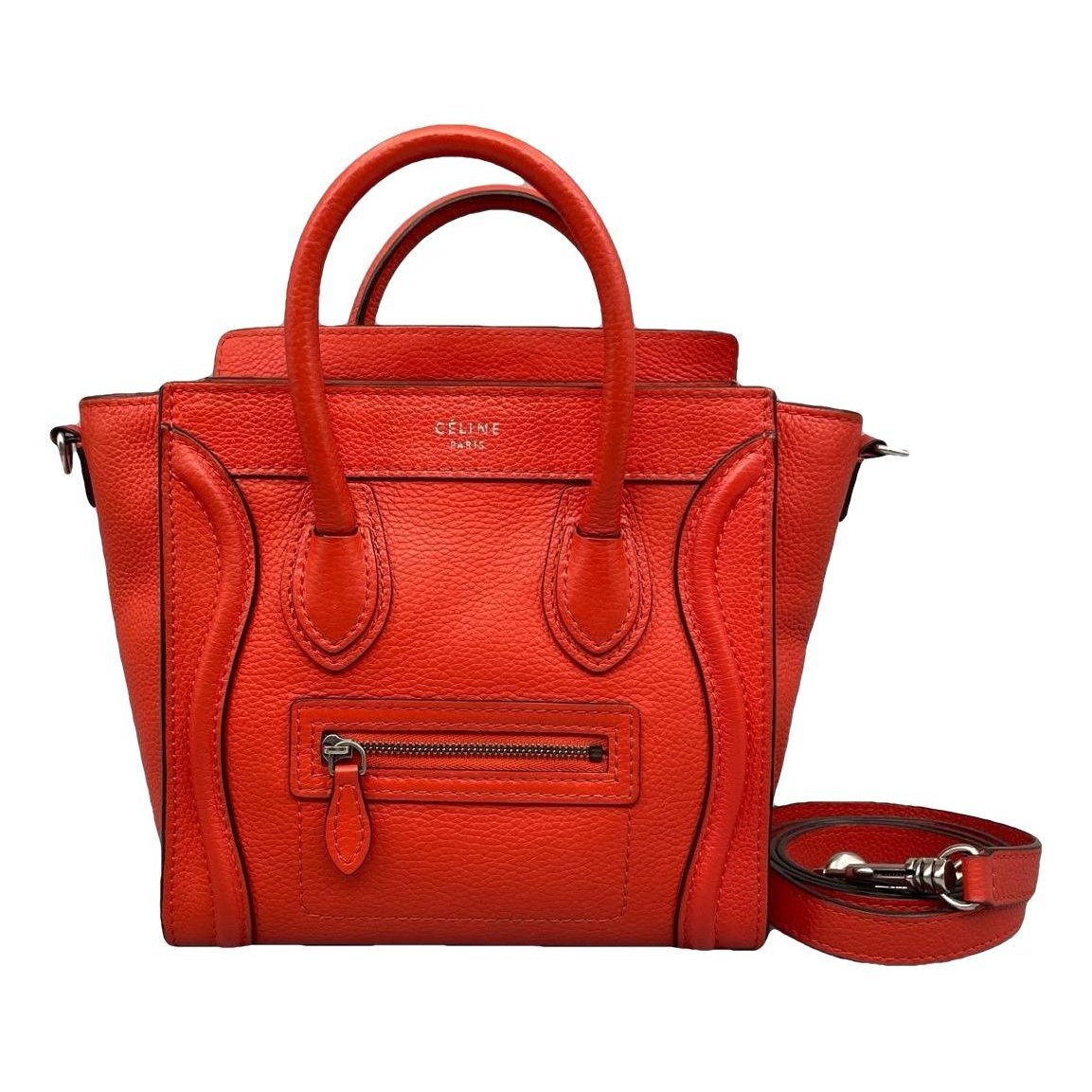 Nano Luggage leather handbag