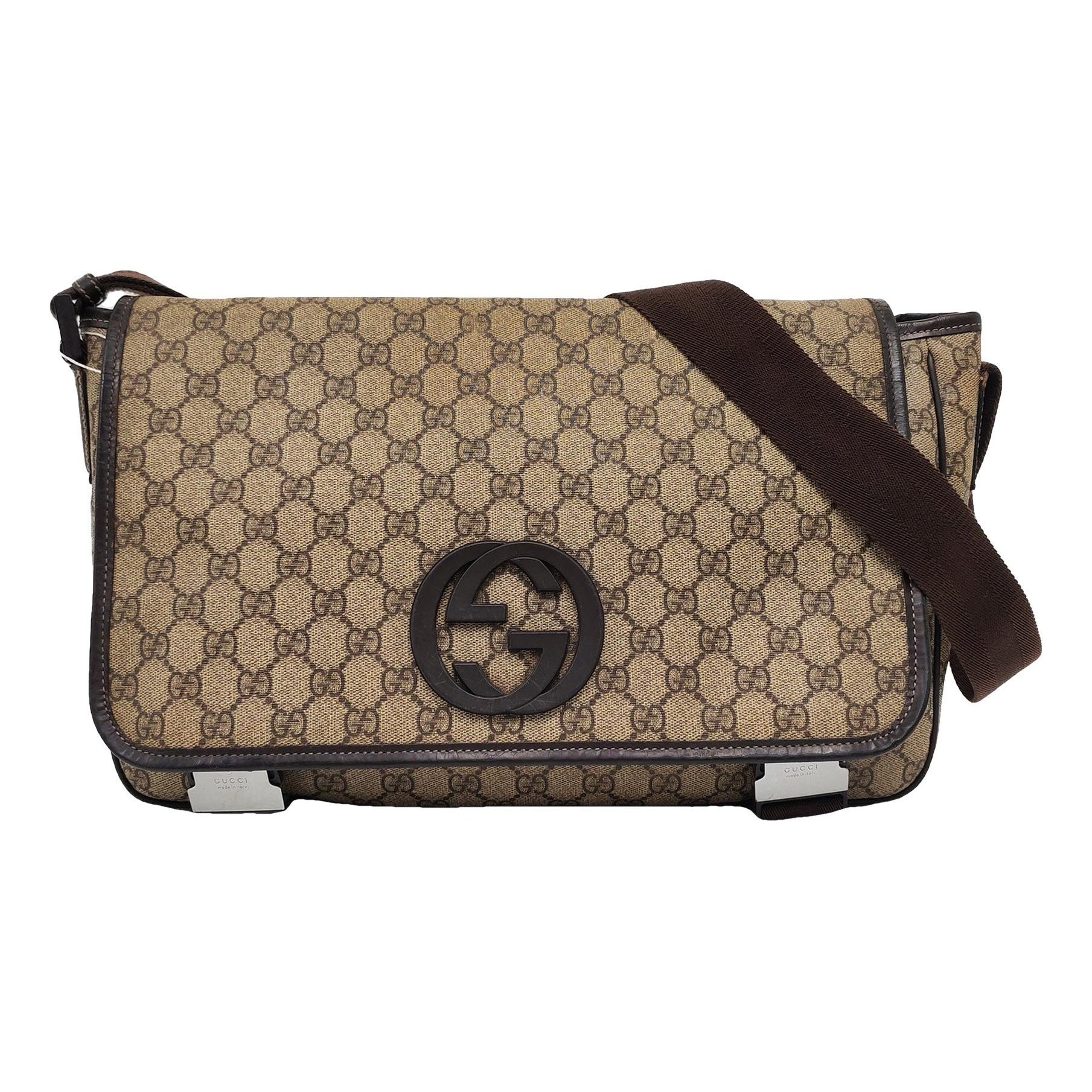 GG Marmont Chain Wallet Strass cloth crossbody bag