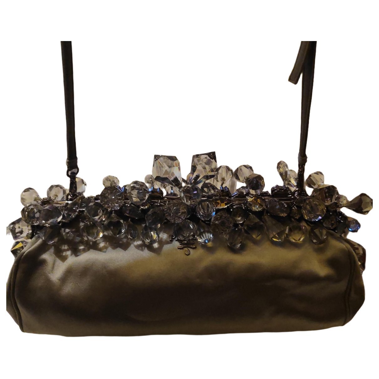 Silk clutch bag