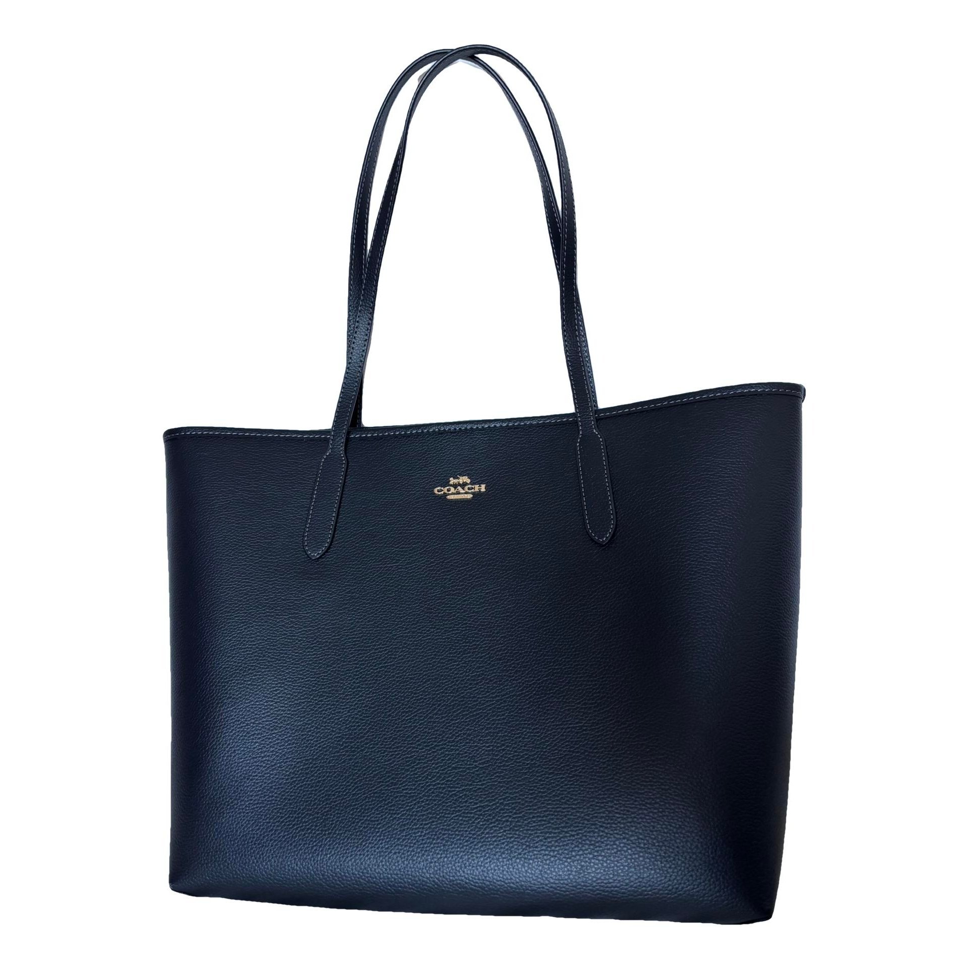 Leather tote
