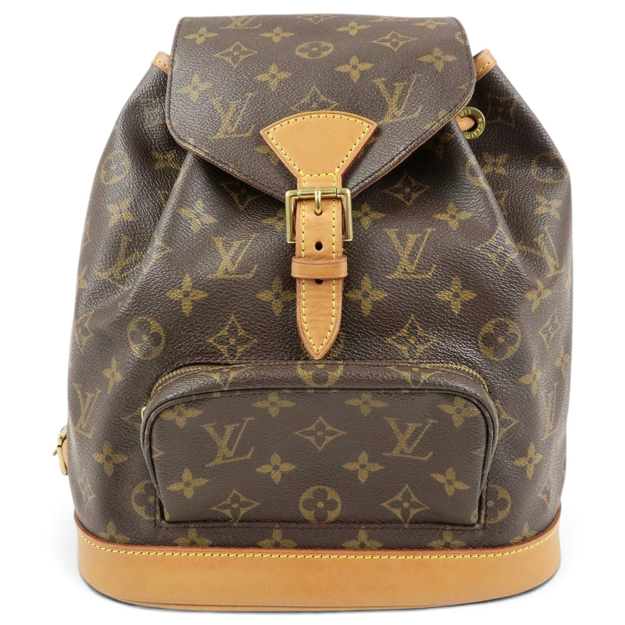 Montsouris leather backpack