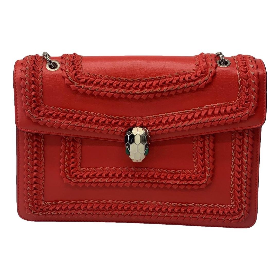 Bvlgari Serpenti leather handbag